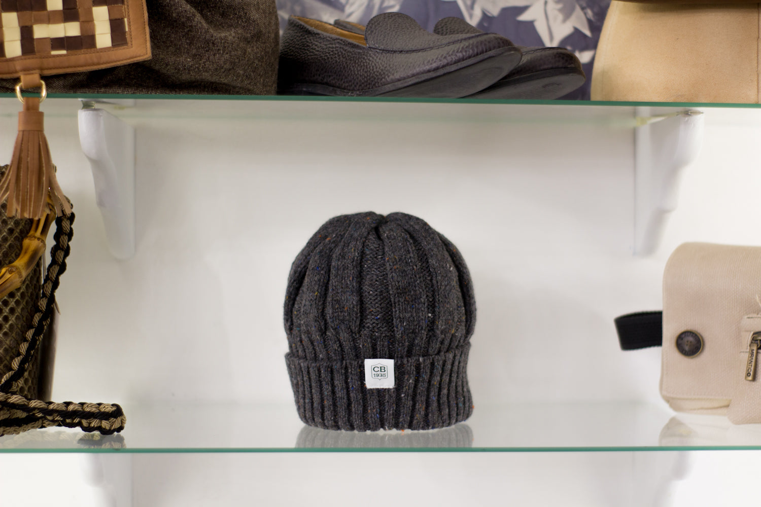 Wool Beanie - Anthracite Grey