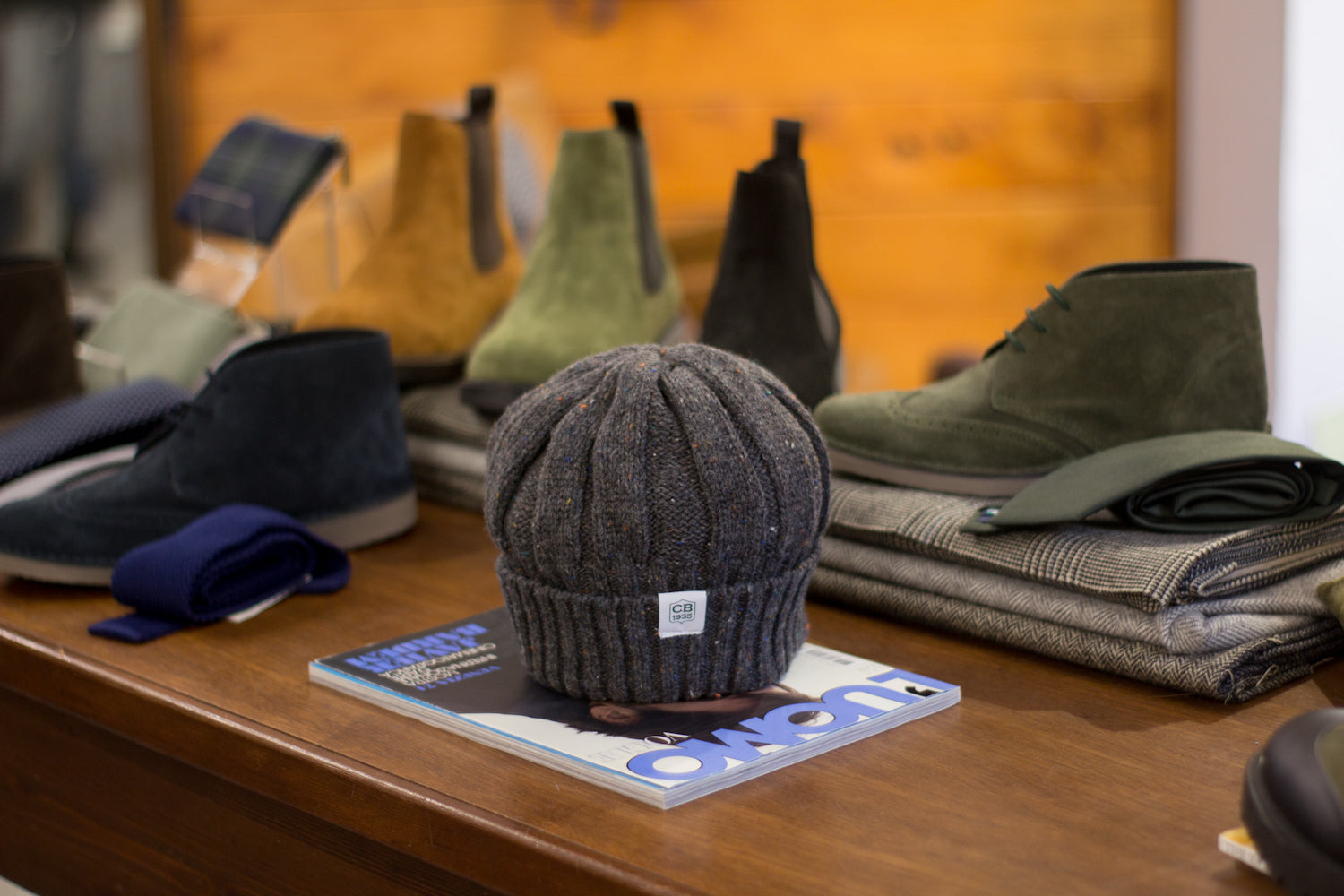 Wool Beanie - Anthracite Grey