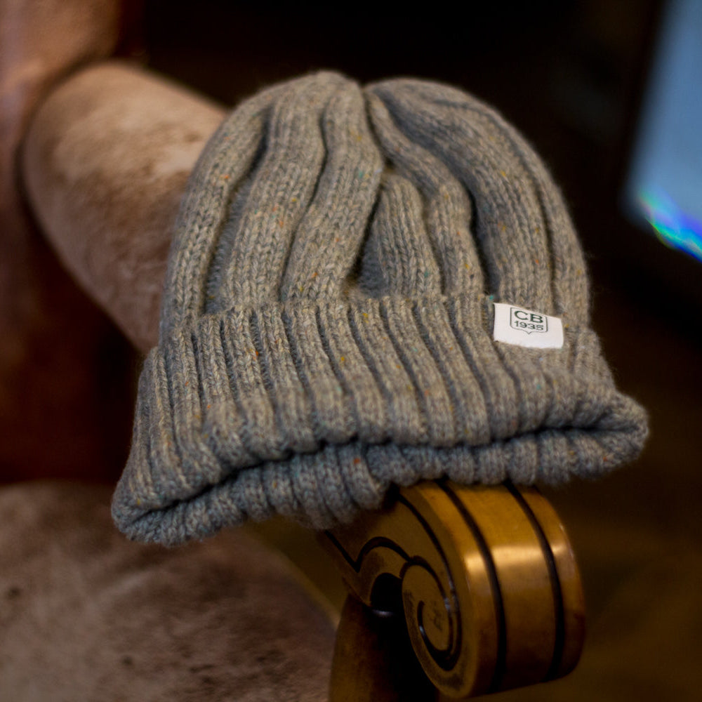 Wool Beani -Light Grey