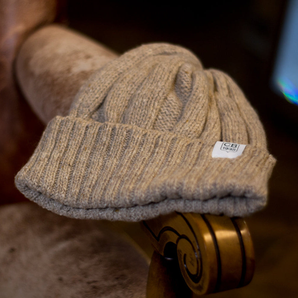 Wool Beanie - Cream