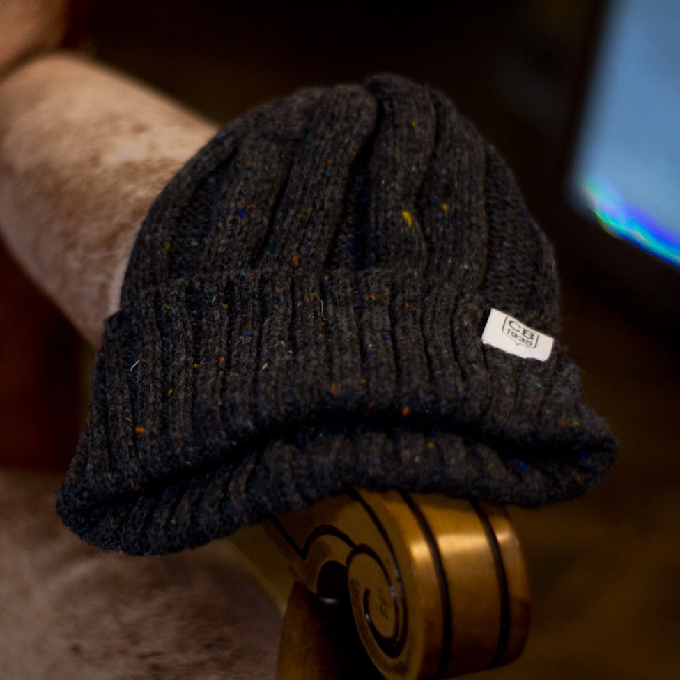 Wool Beanie - Anthracite Grey