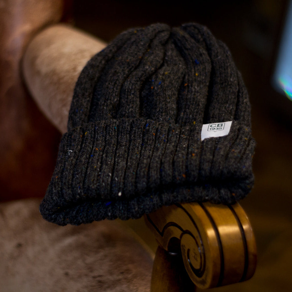 Wool Beanie - Anthracite Grey