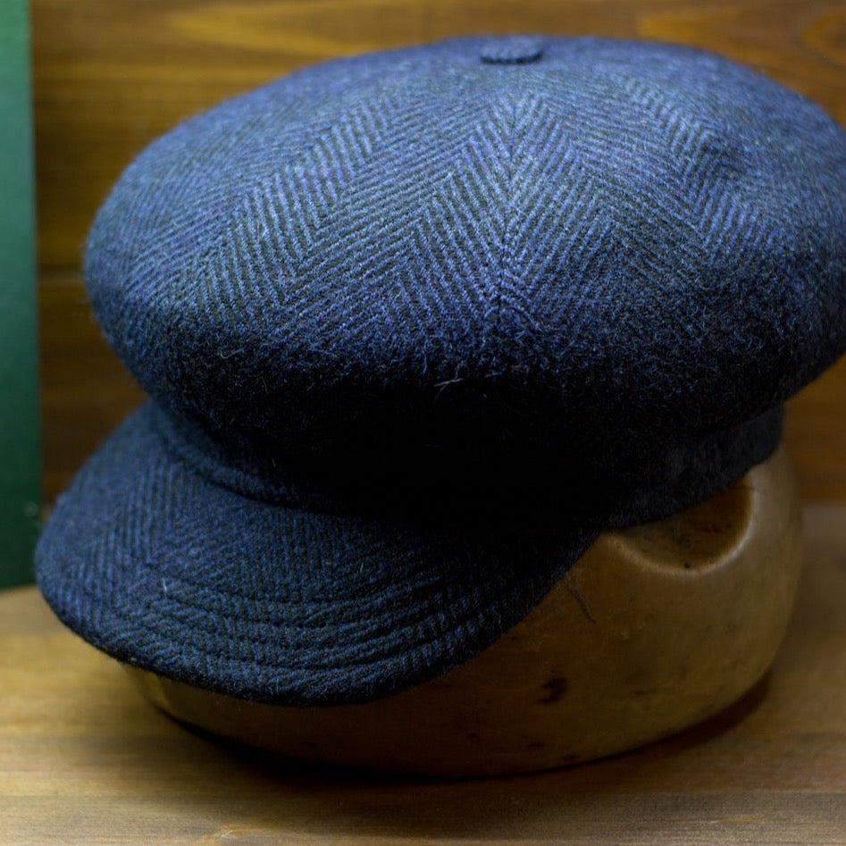 Cougan- Herringbone Blue Navy