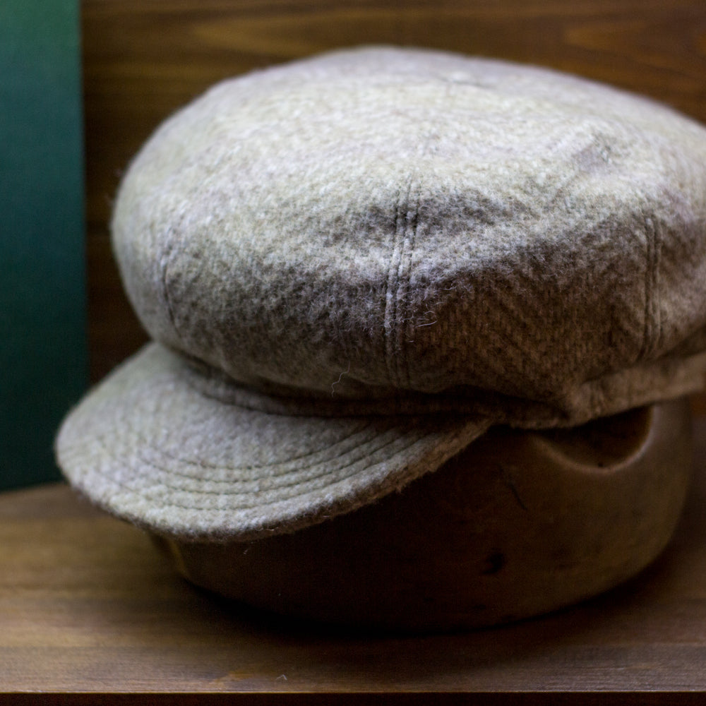 Cougan - Herringbone Beige Alpaca