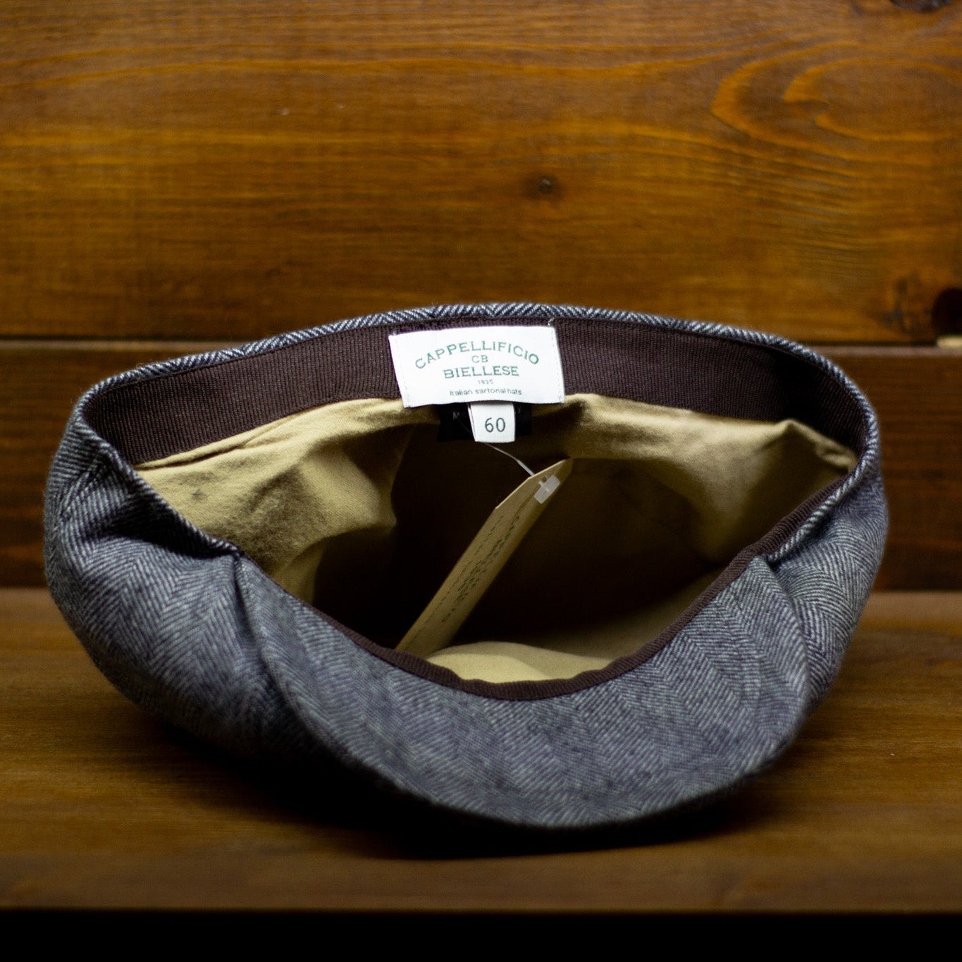 Baker Boy - Herringbone Grey AW25