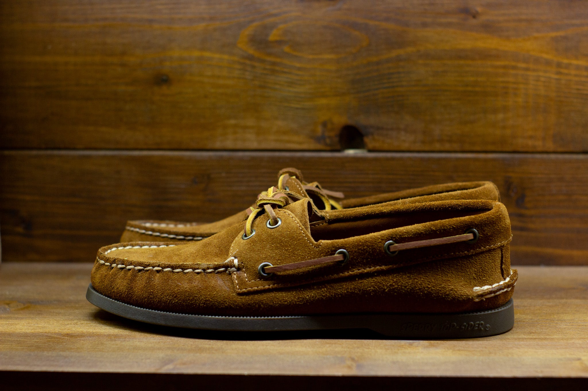 Sperry Boat Shoes J.CREW - Cloud Tan Leather Suede