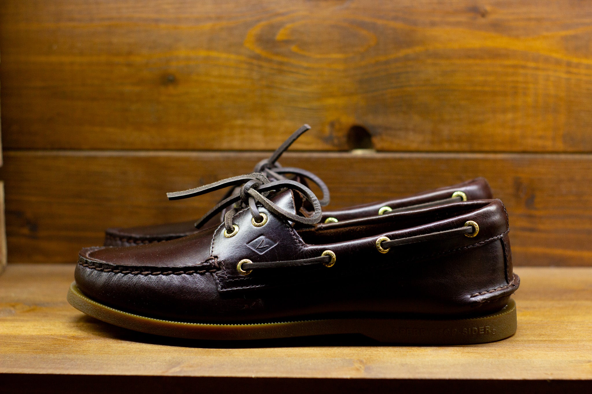 Sperry Boat Shoes AO 2 EYE - Amaretto Leather Smooth