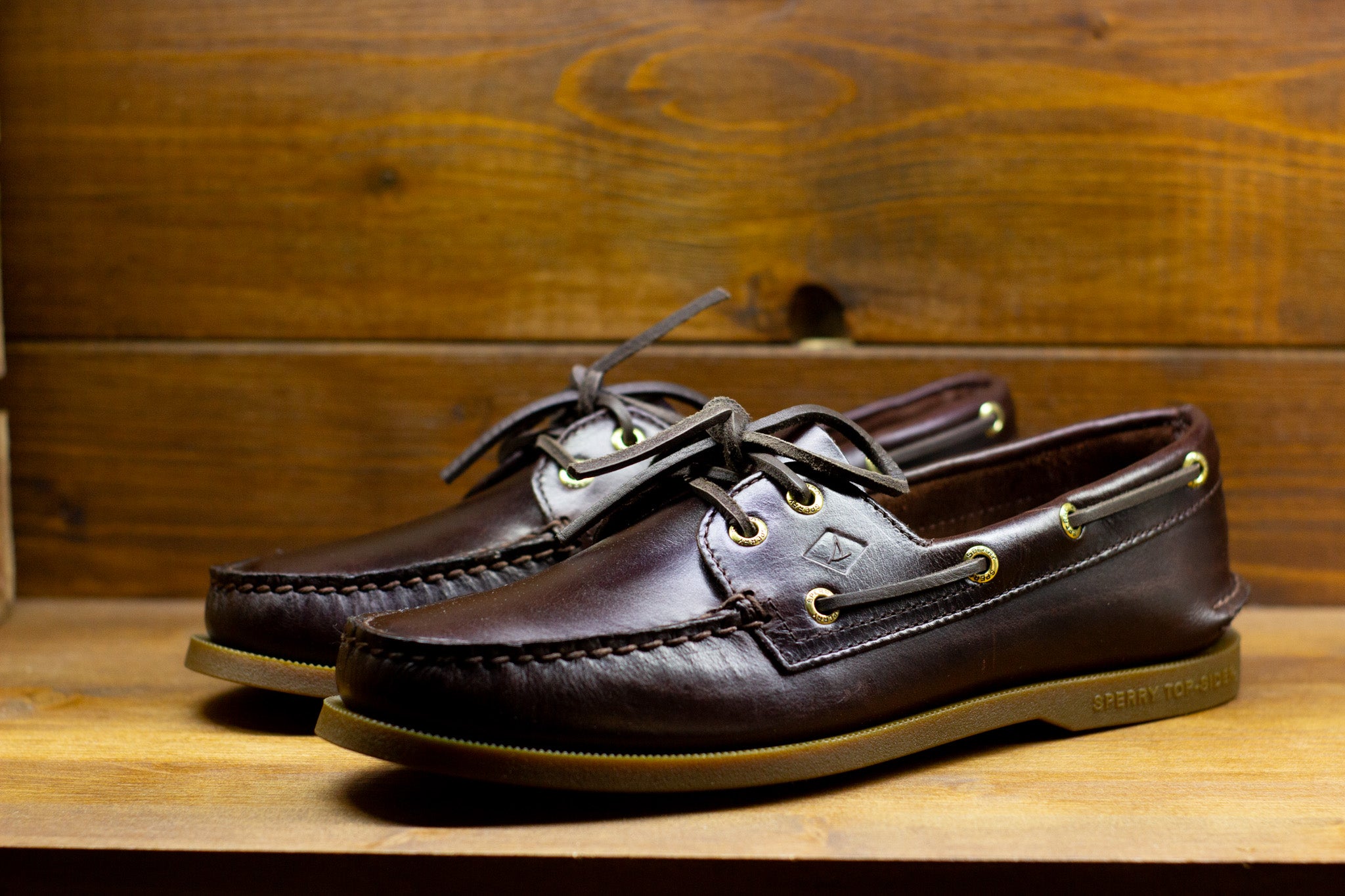 Sperry Boat Shoes AO 2 EYE - Amaretto Leather Smooth