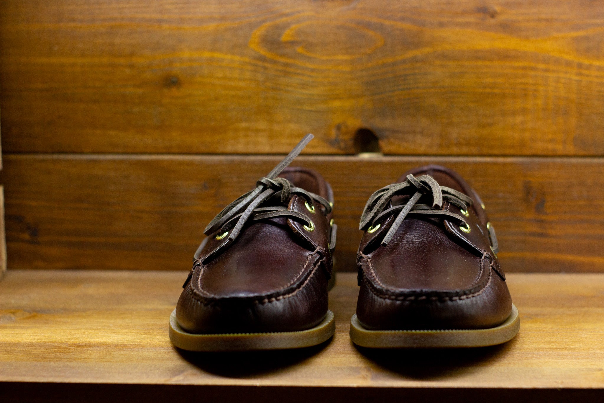 Sperry Boat Shoes AO 2 EYE - Amaretto Leather Smooth