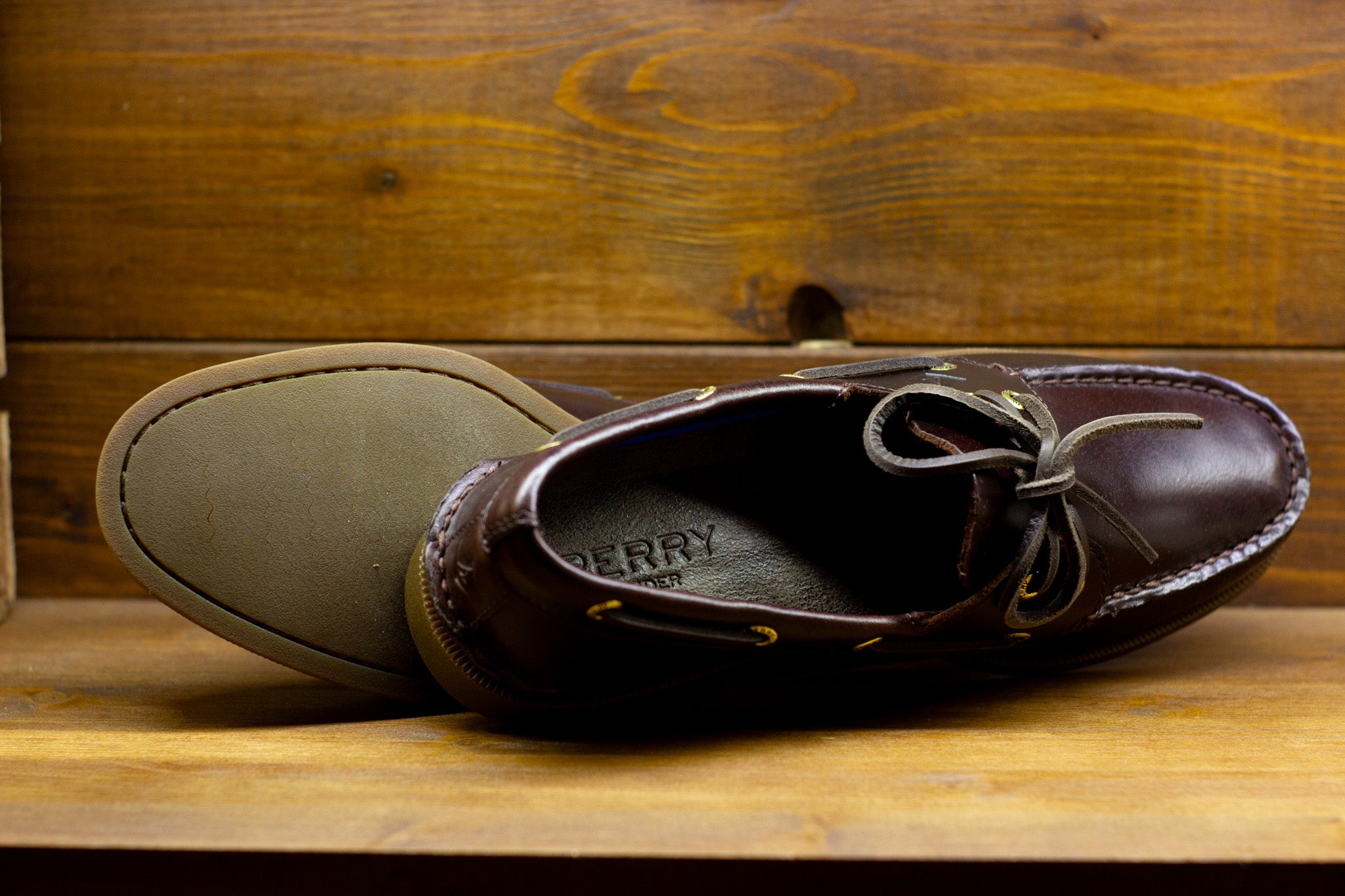 Sperry Boat Shoes AO 2 EYE - Amaretto Leather Smooth