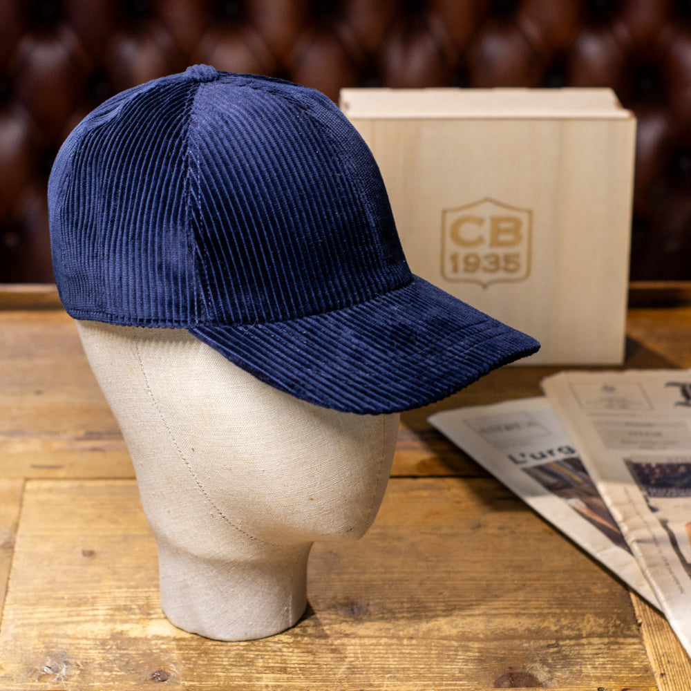 Baseball Cap - Blue Zaffiro Corduroy