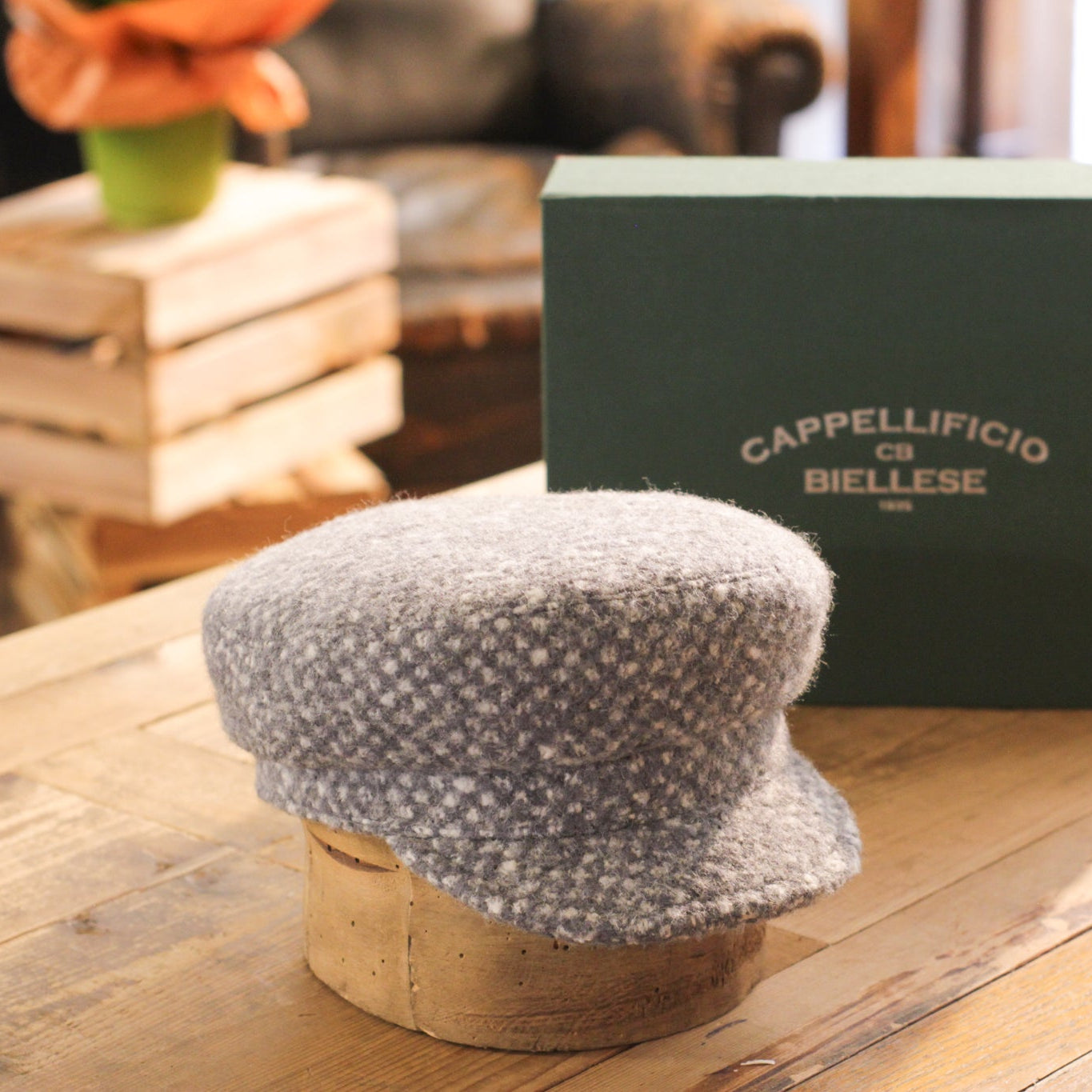 Marine - Birdseye weave Grey