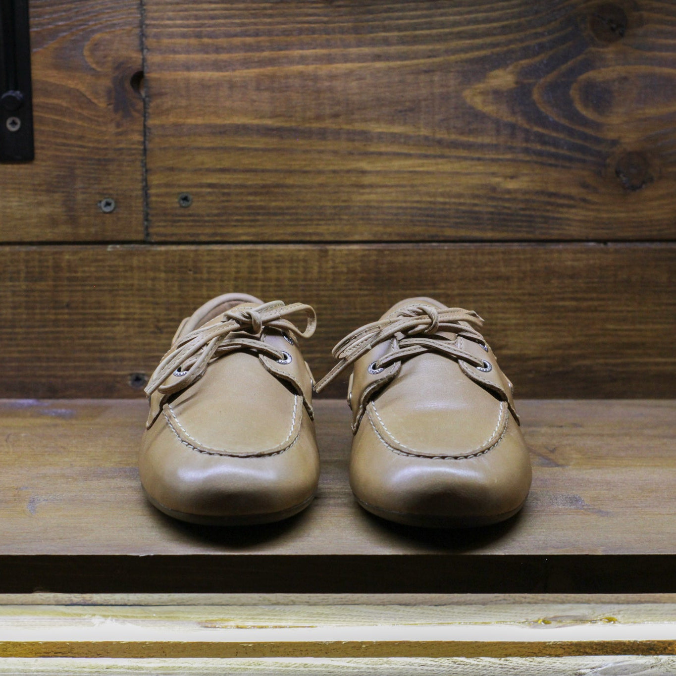 Slim Boat Shoes - Sahara Leather Smooth