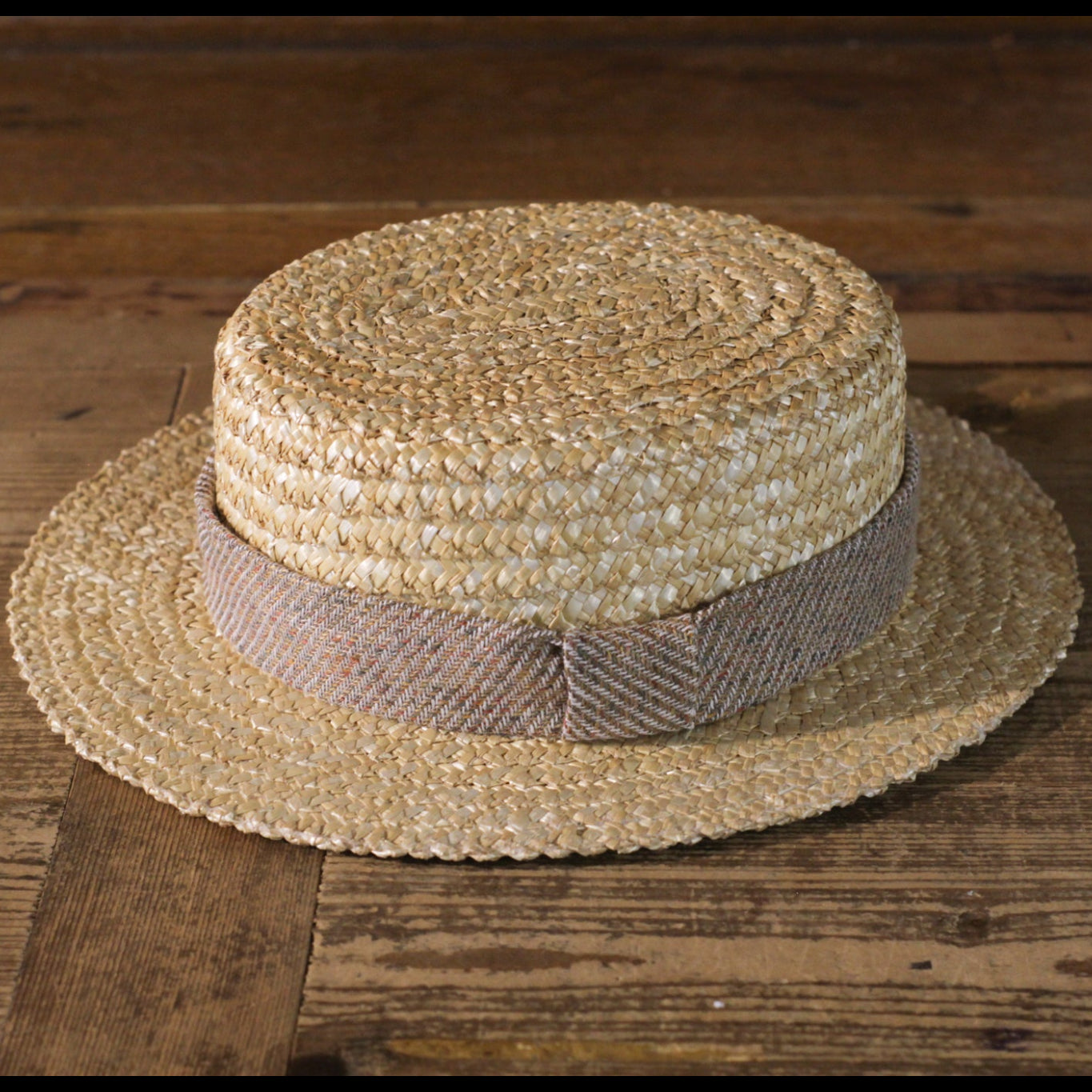 BOATER HAT - Beige