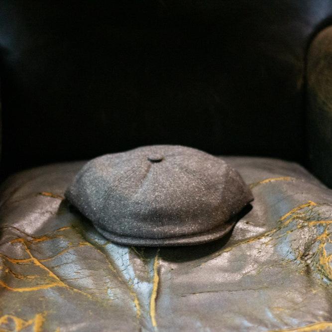 Polly Boy - Anthracite Herringbone