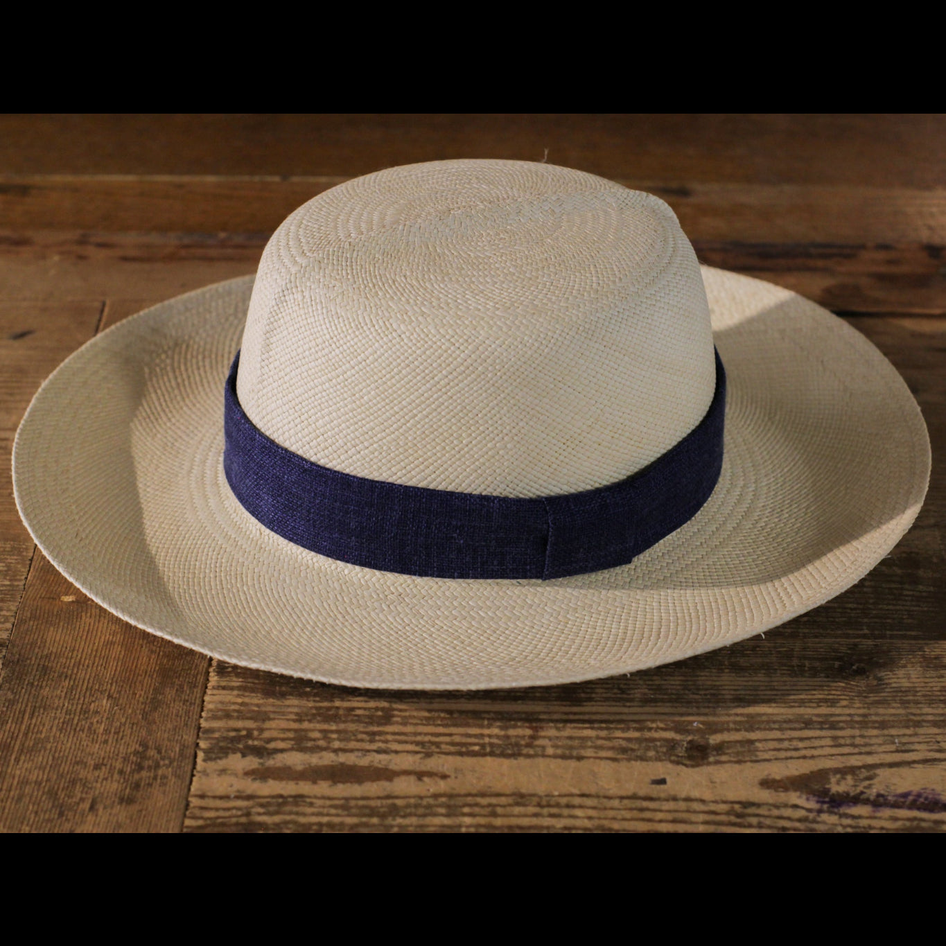 GENUINE SAFARI PANAMA - Dark Denim Linen