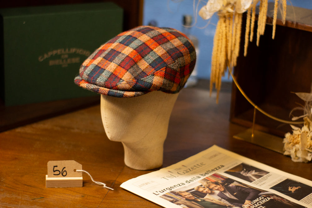 County cap - Check Red&Blue