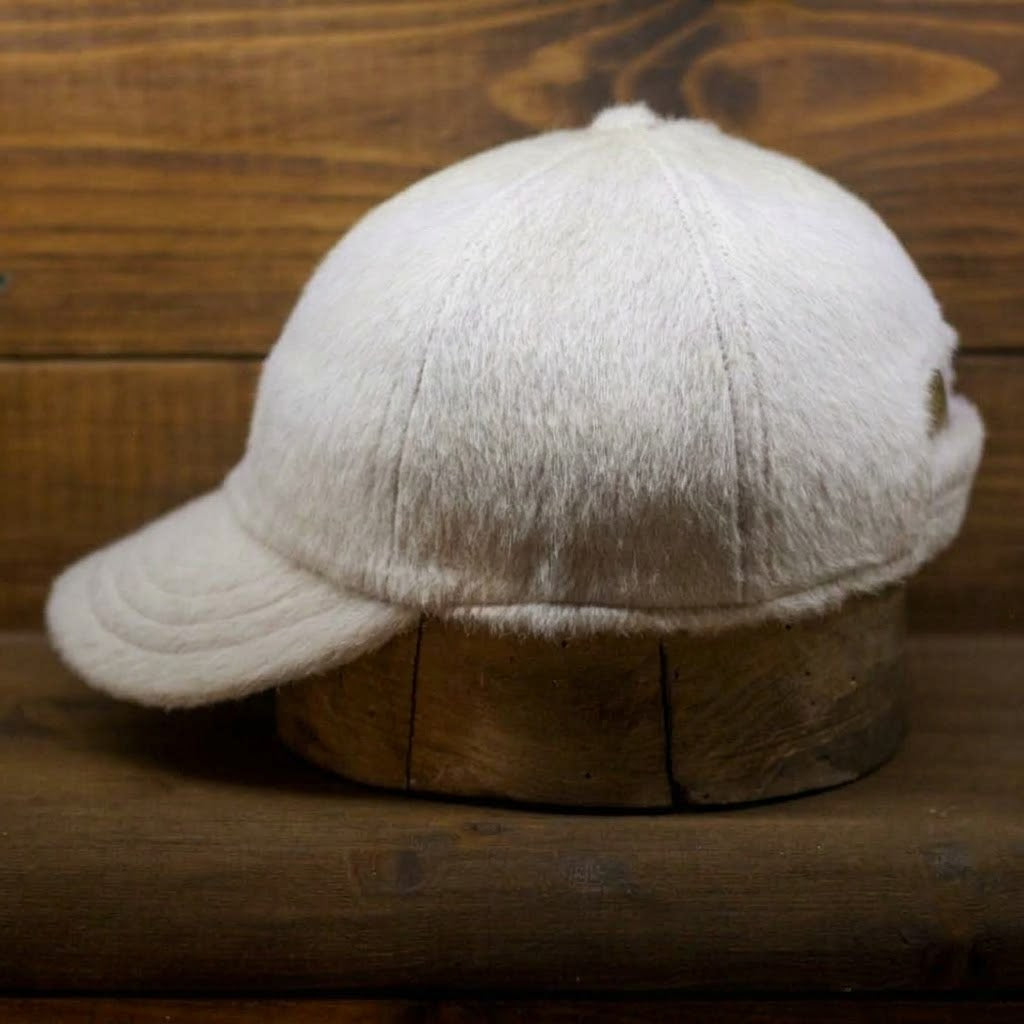 Baseball Cap - Beige Baby Lama Cashmere