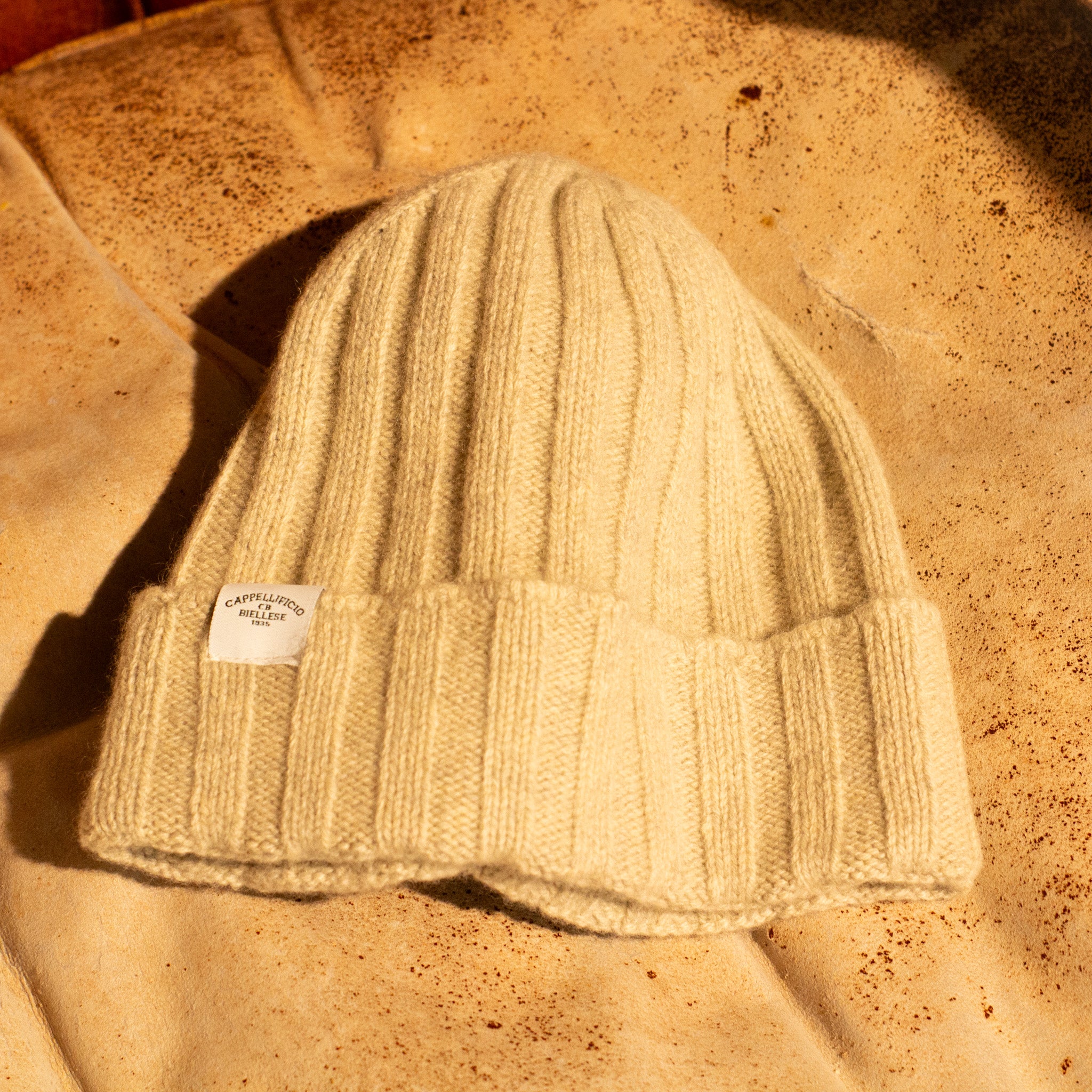 Cashmere Beanie - Cream
