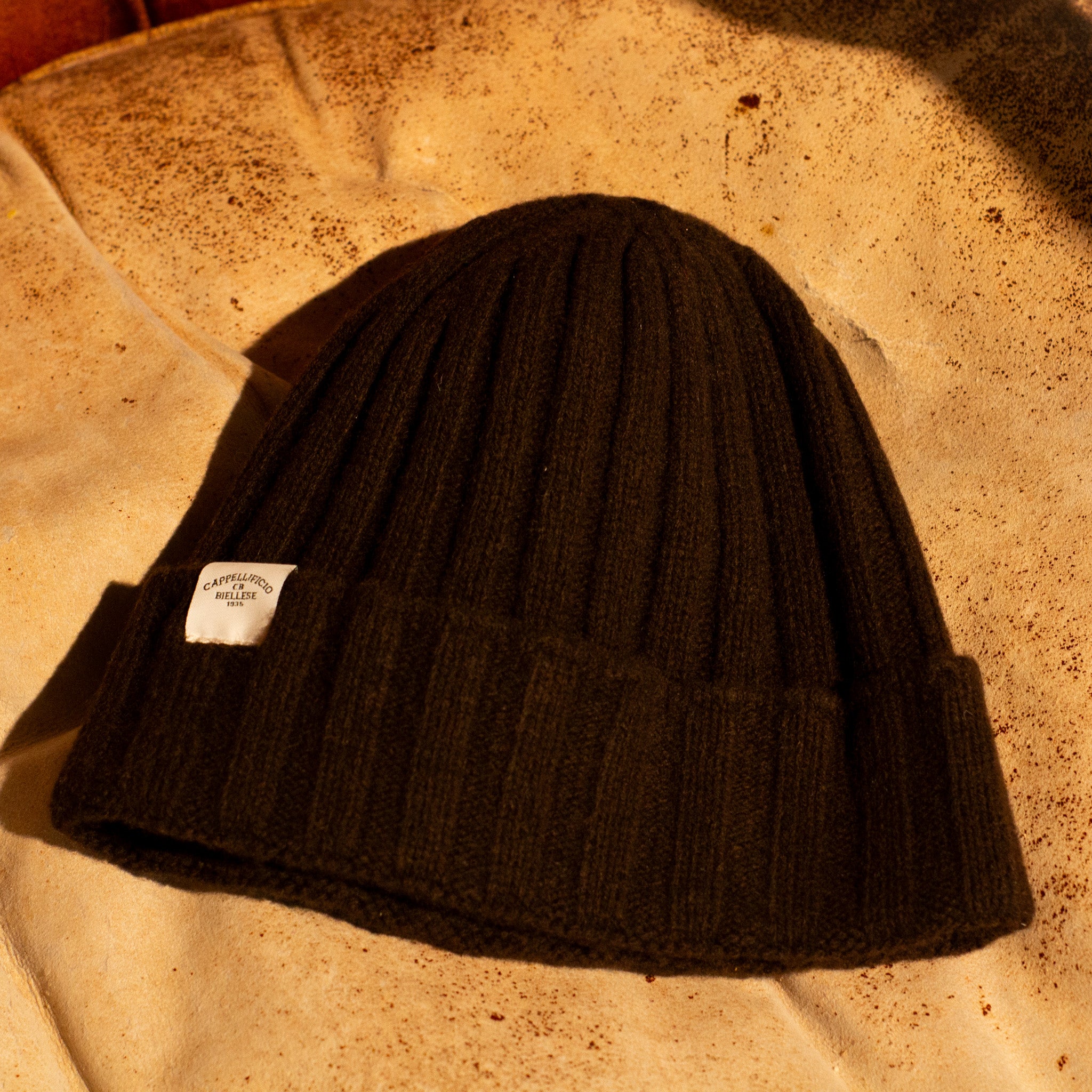 Cashmere Beanie - Brown