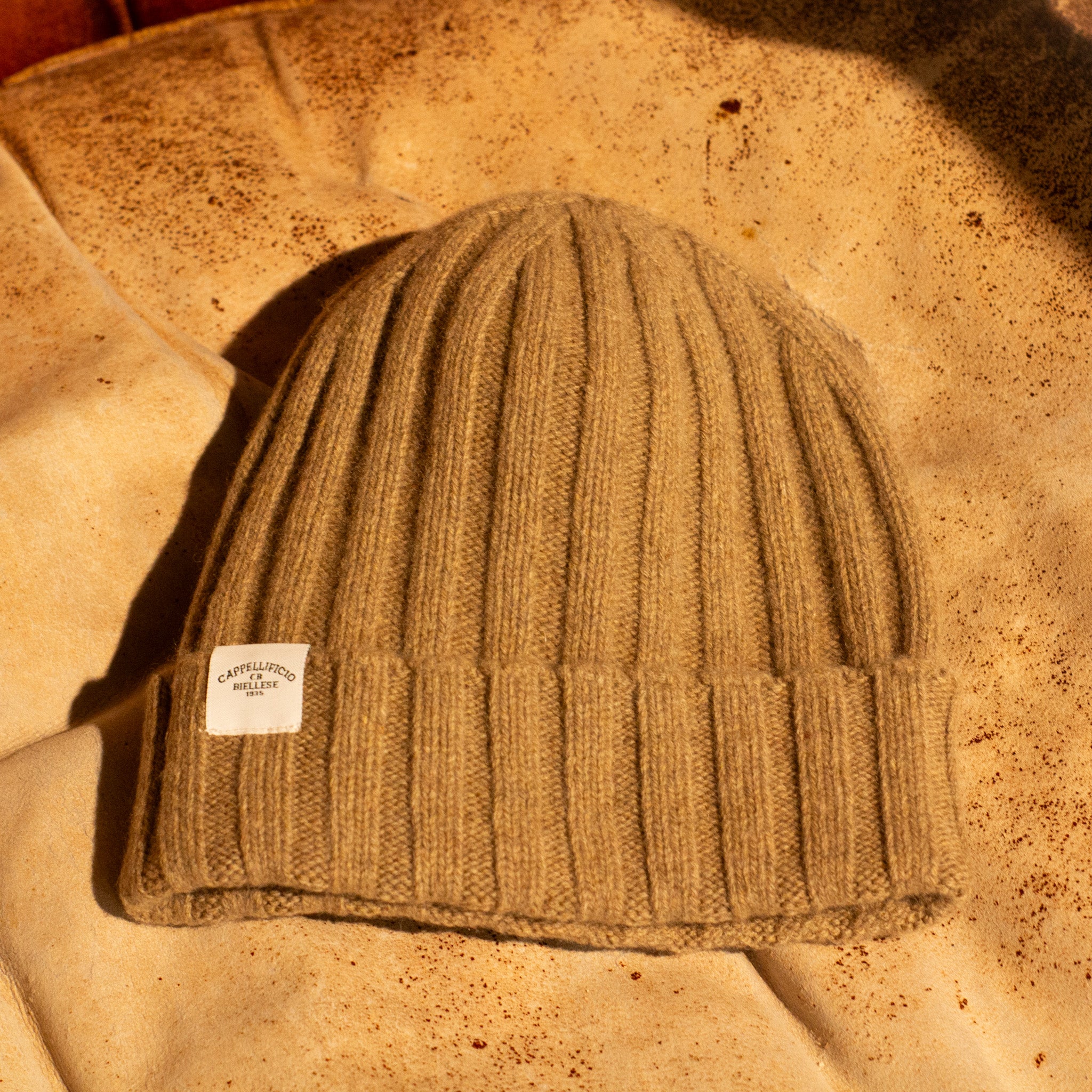 Cashmere Beanie - Beige