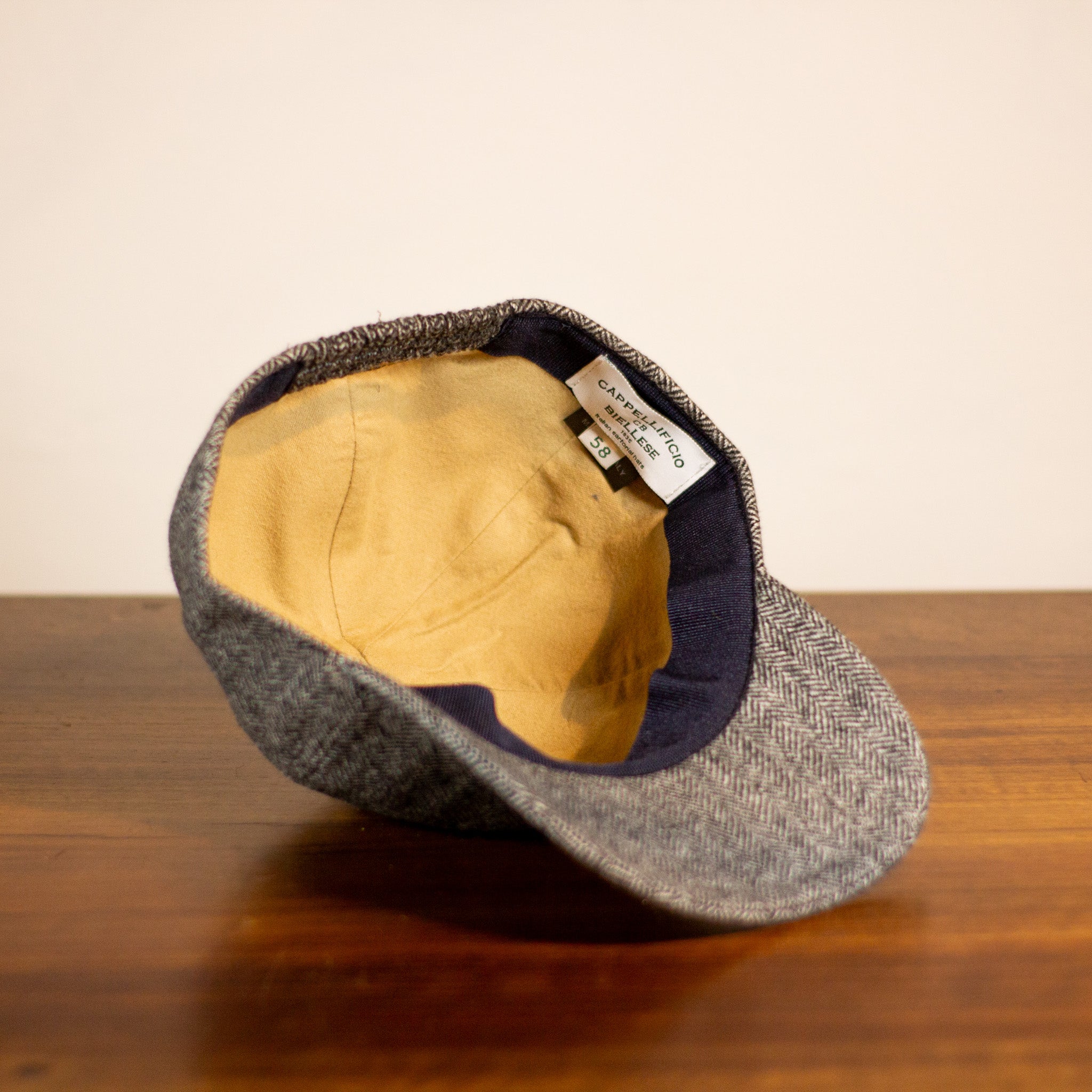 Baseball LP - Grey Herringbone Cashmere by Loro Piana AW25