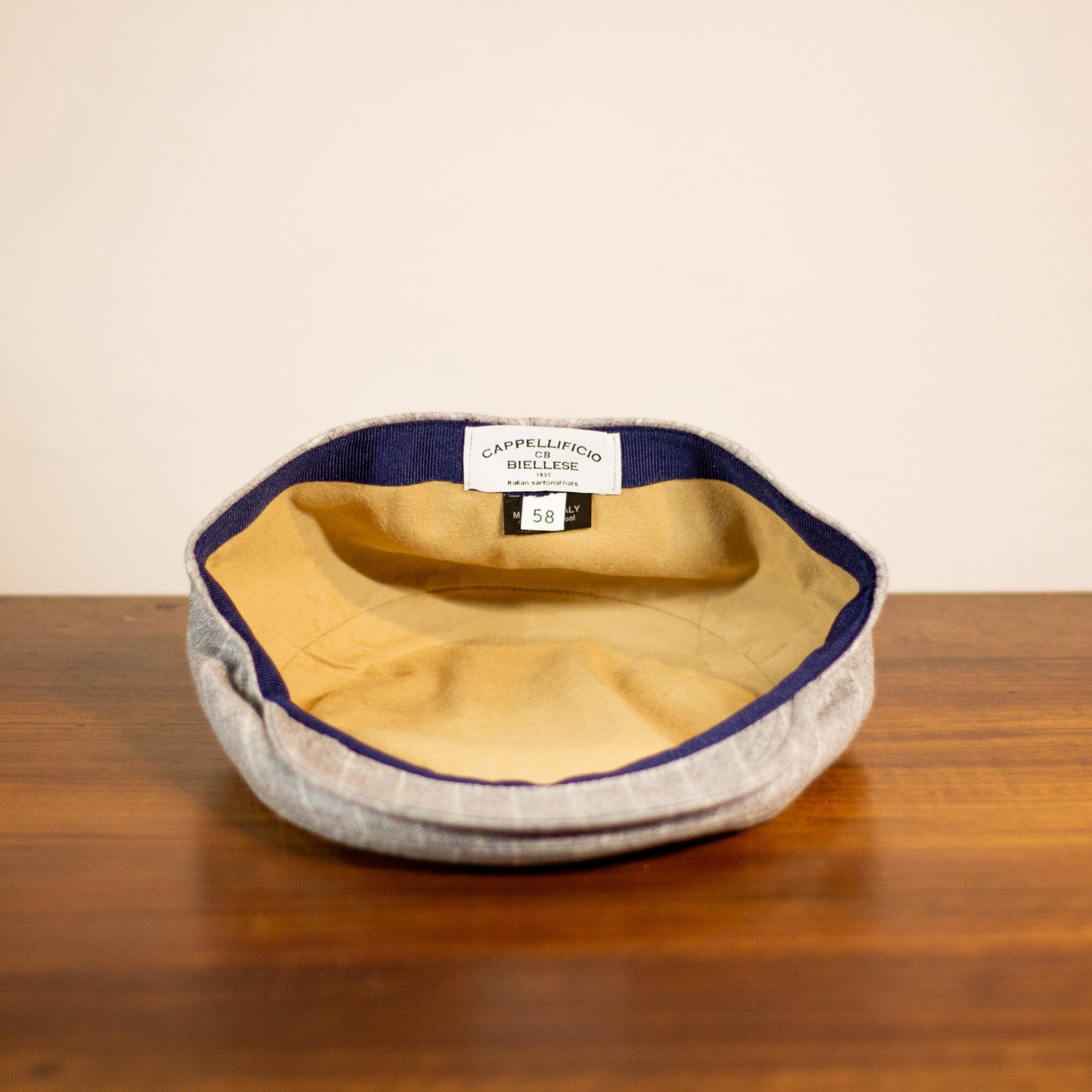 County Cap - Winter Pinstripe Grey AW25