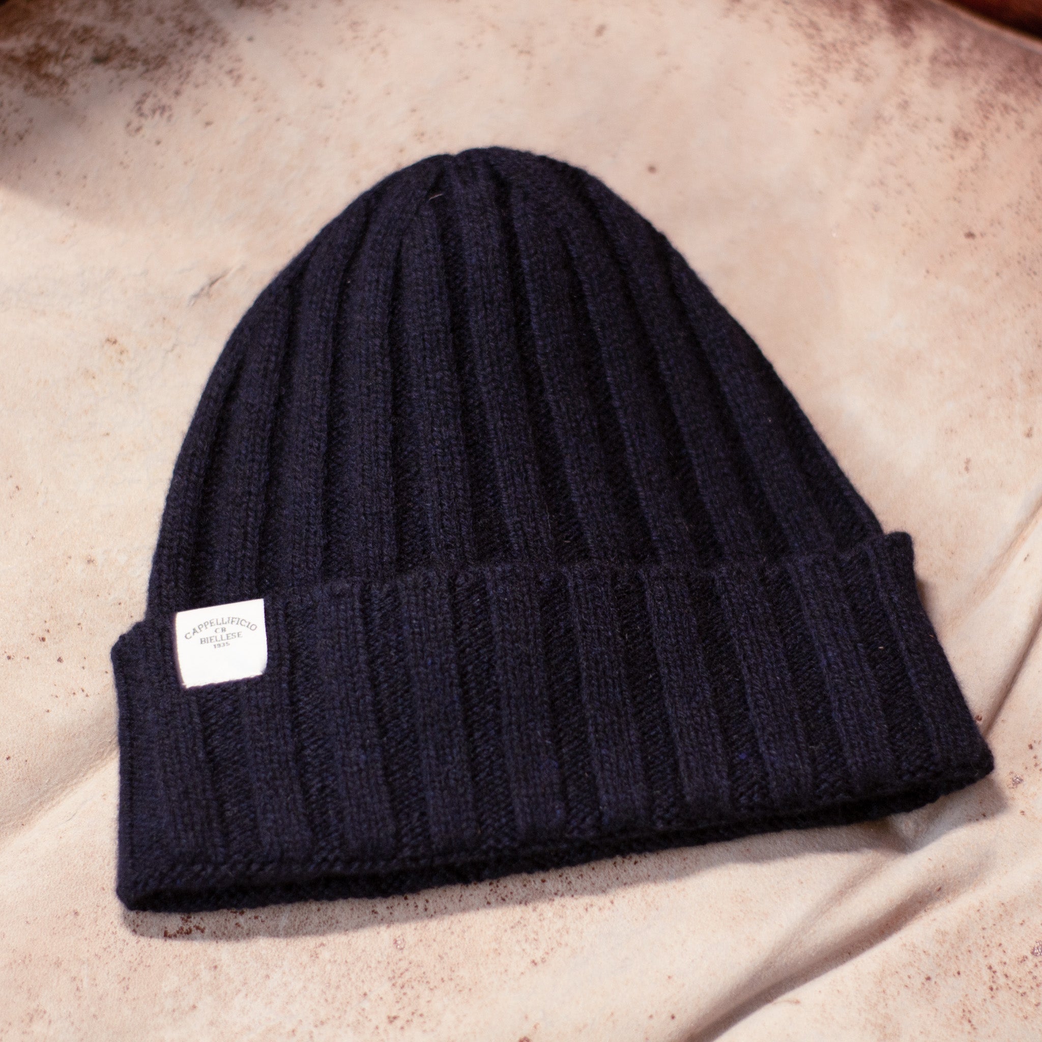 Cashmere Beanie - Blue