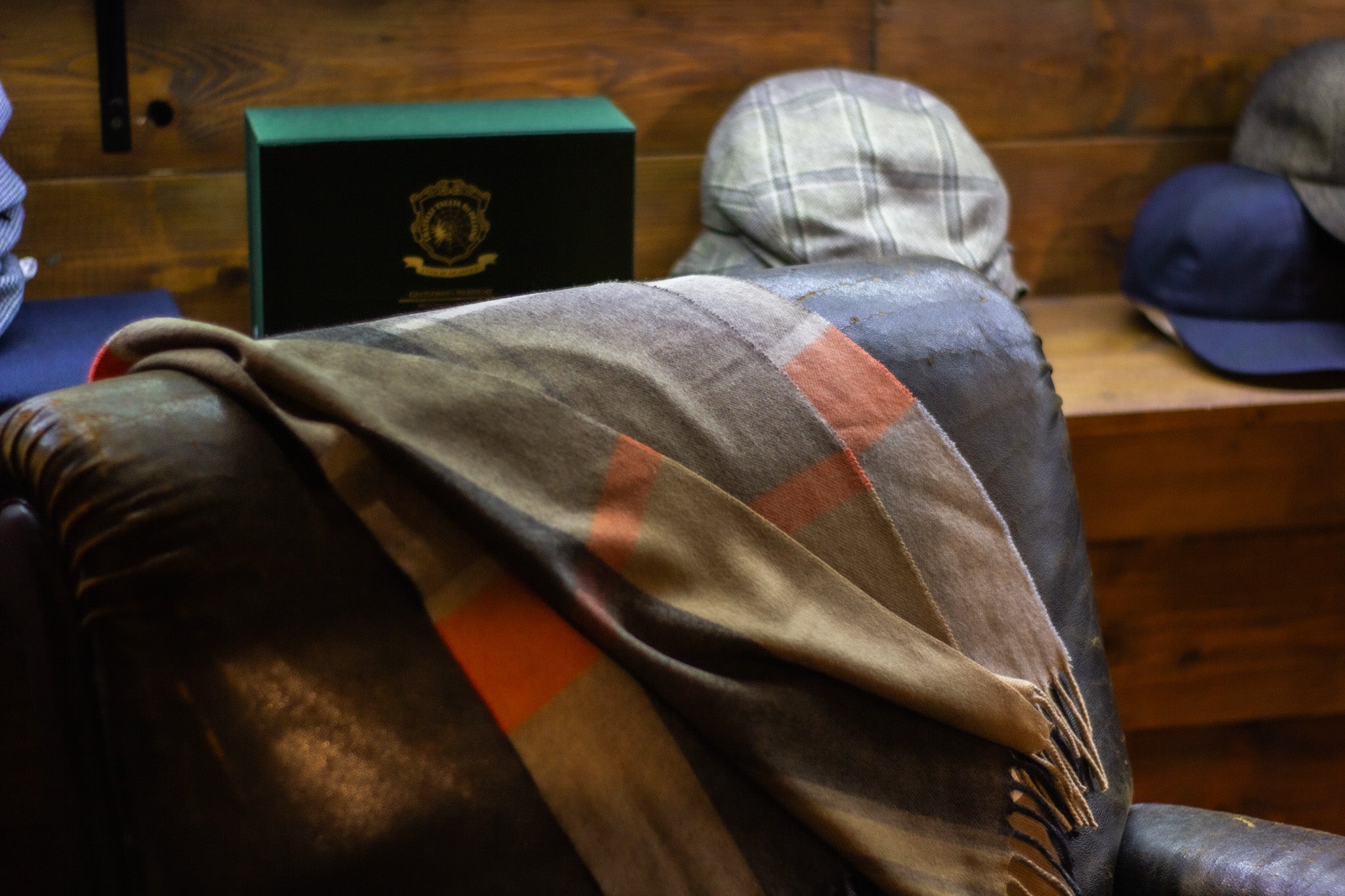 Cashmere Scarf CB1935 - Multicolored with Beige