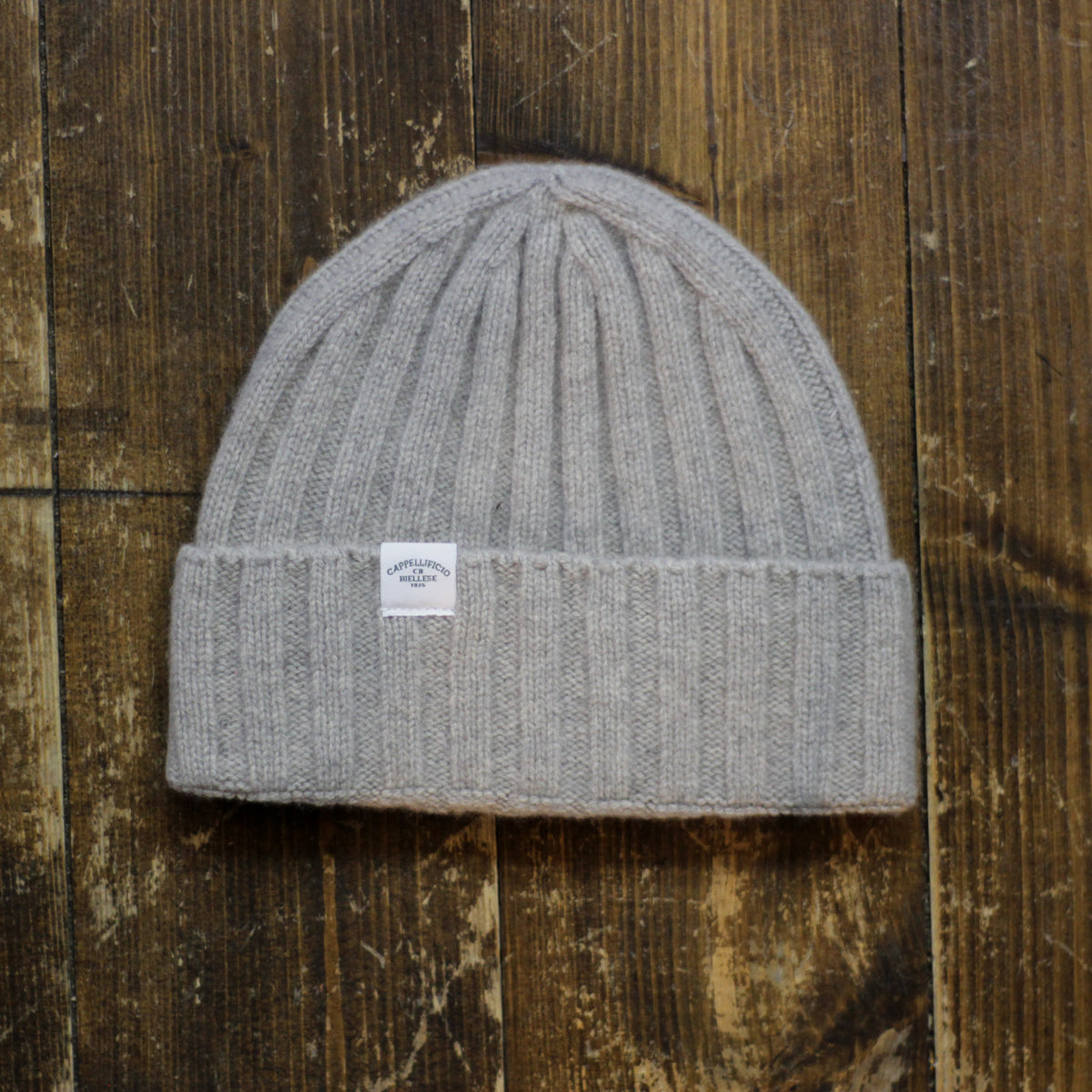 Cashmere Beanie - Light Grey