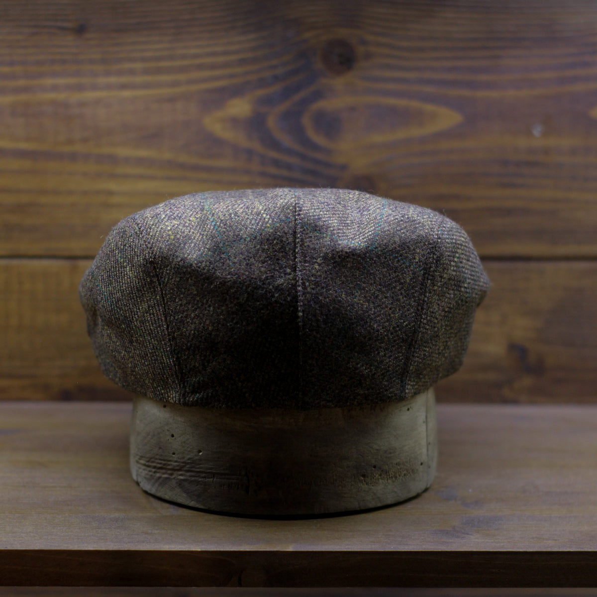 County Cap PR - Overcheck green & chestnut