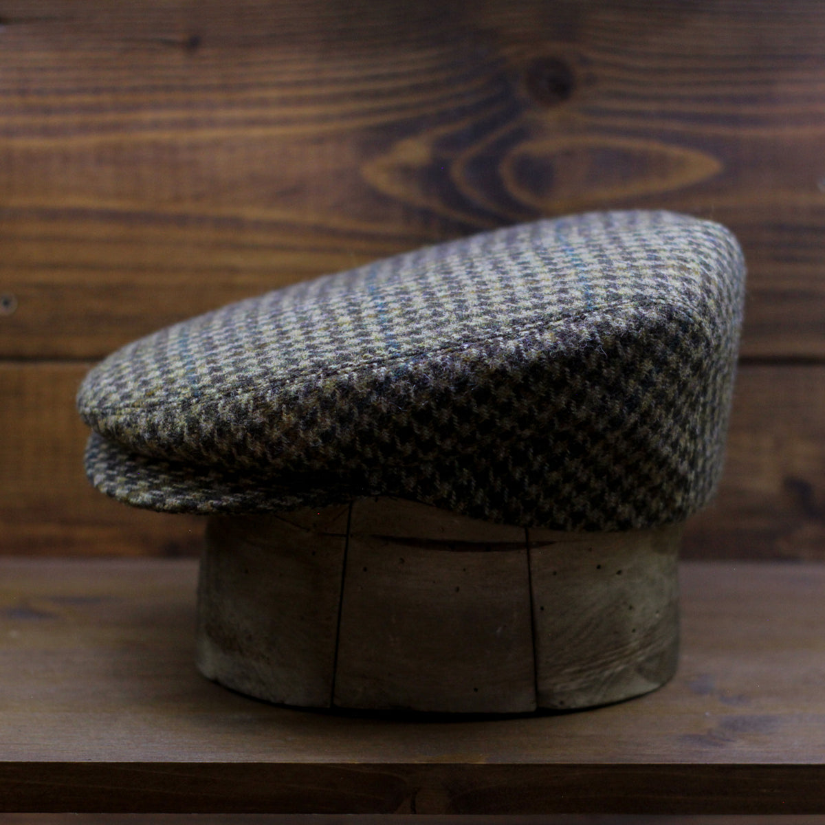 County Cap PR - Pied de poule shades of Brown