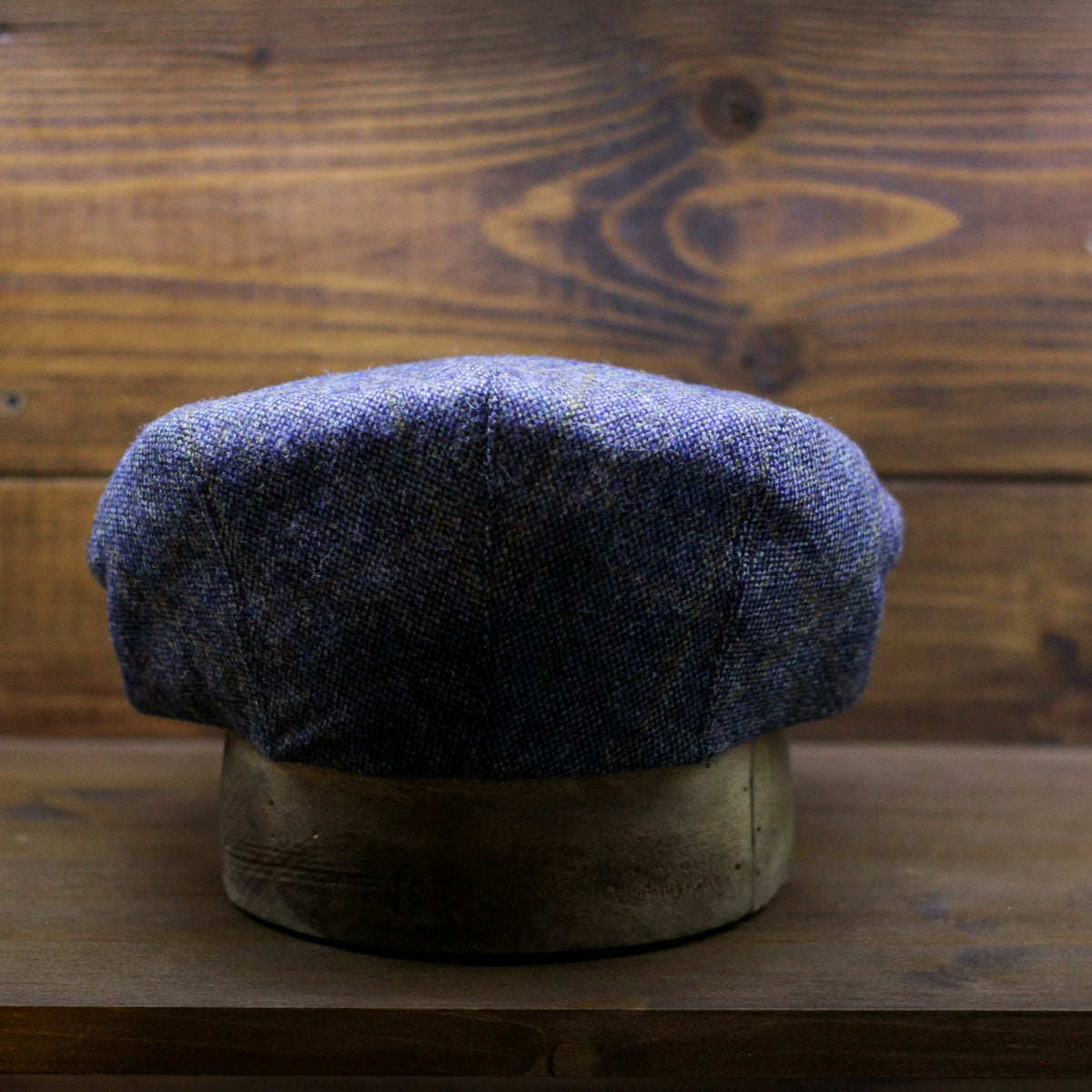 County Cap PR - Tweed overcheck blue&mustard