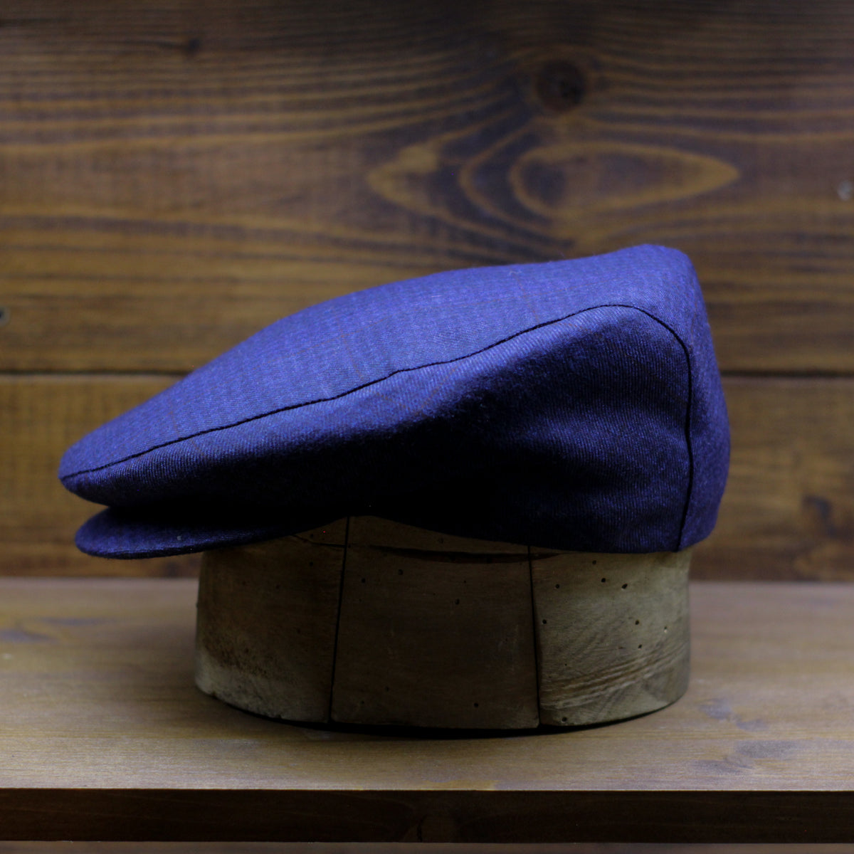 County Cap PR - Overcheck blue and red