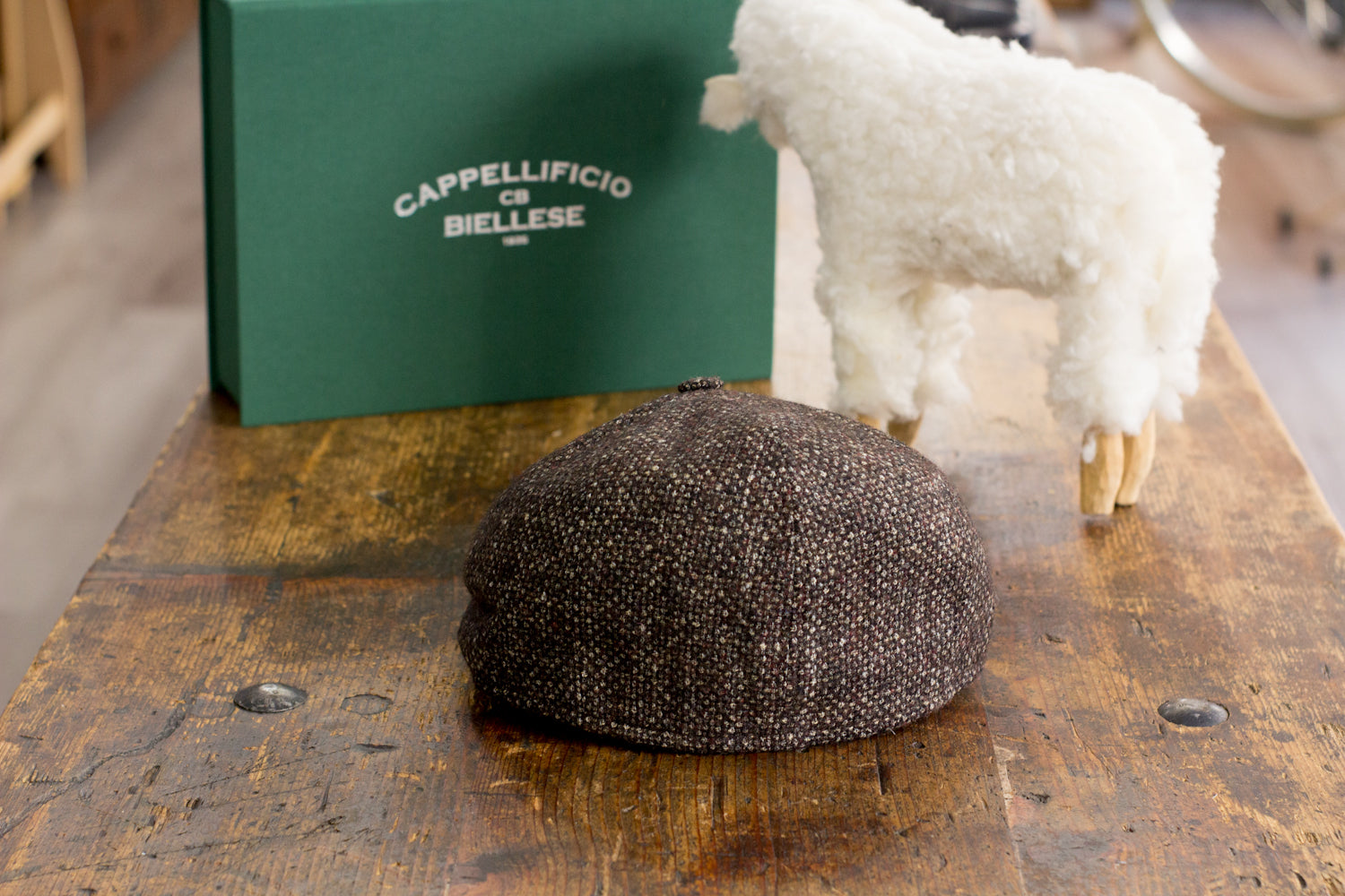 Polly Boy - Dotted Brown Alpaca