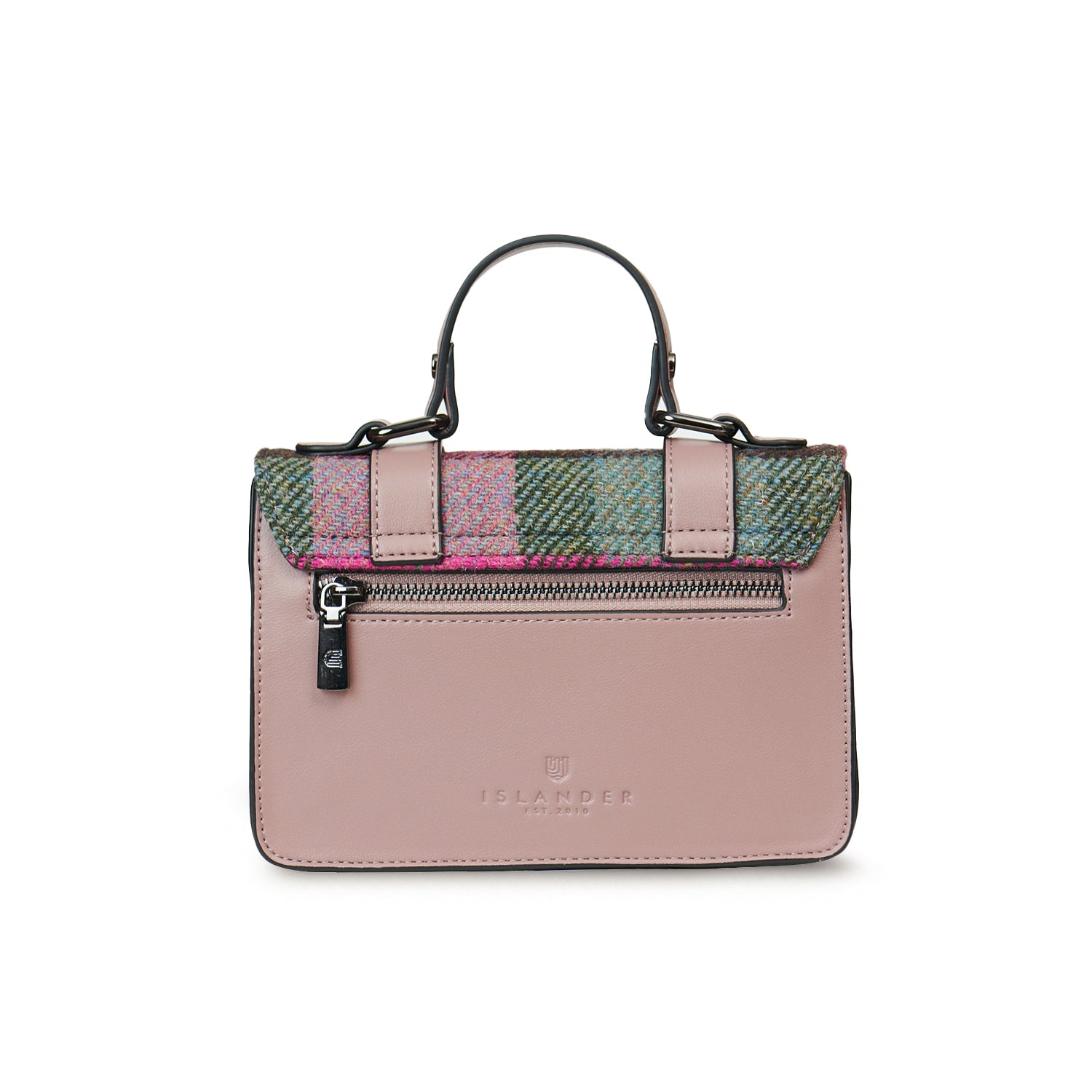 The Mini Satchel - Pink&Green Tartan