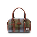 The Medium Duffel Bag - Chestnut&Blue Tartan