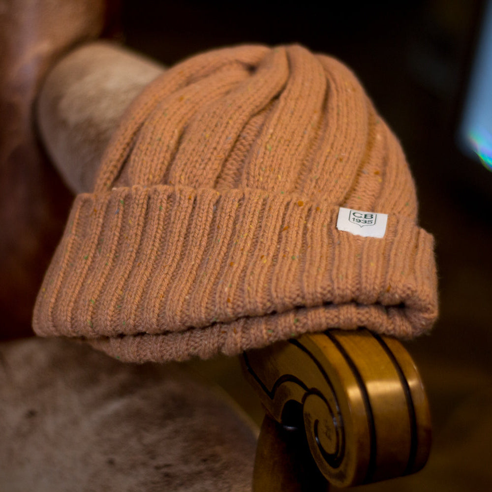 Wool Beanie - Salmon