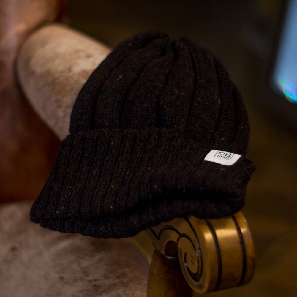 Wool Beanie - Dark Chocolate