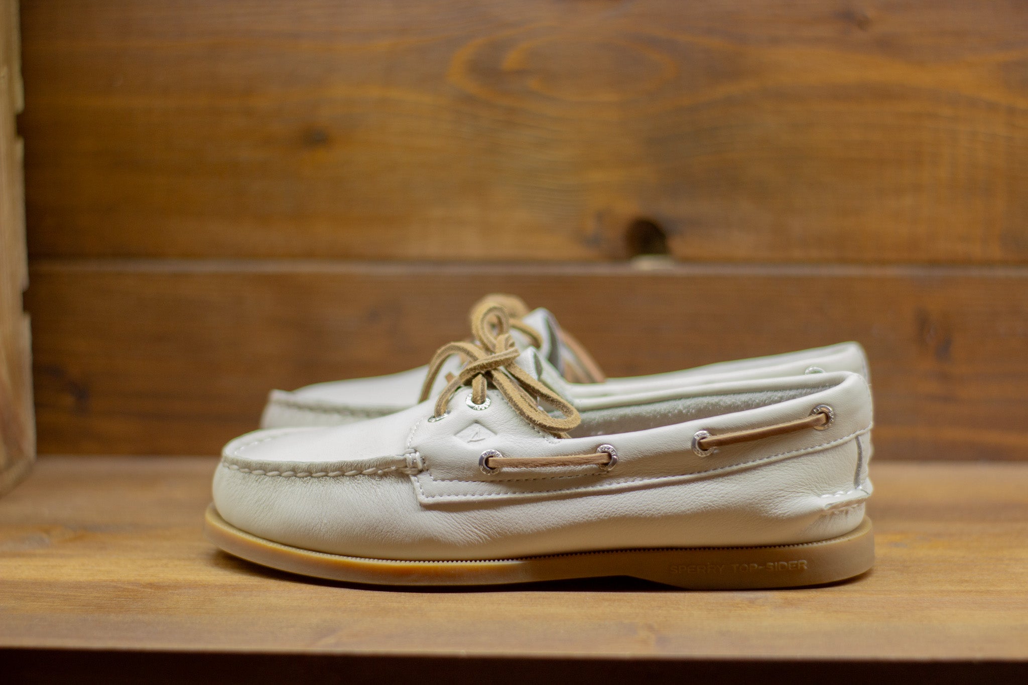 Sperry Boat Shoes AO 2 EYE - White Gum Leather Smooth