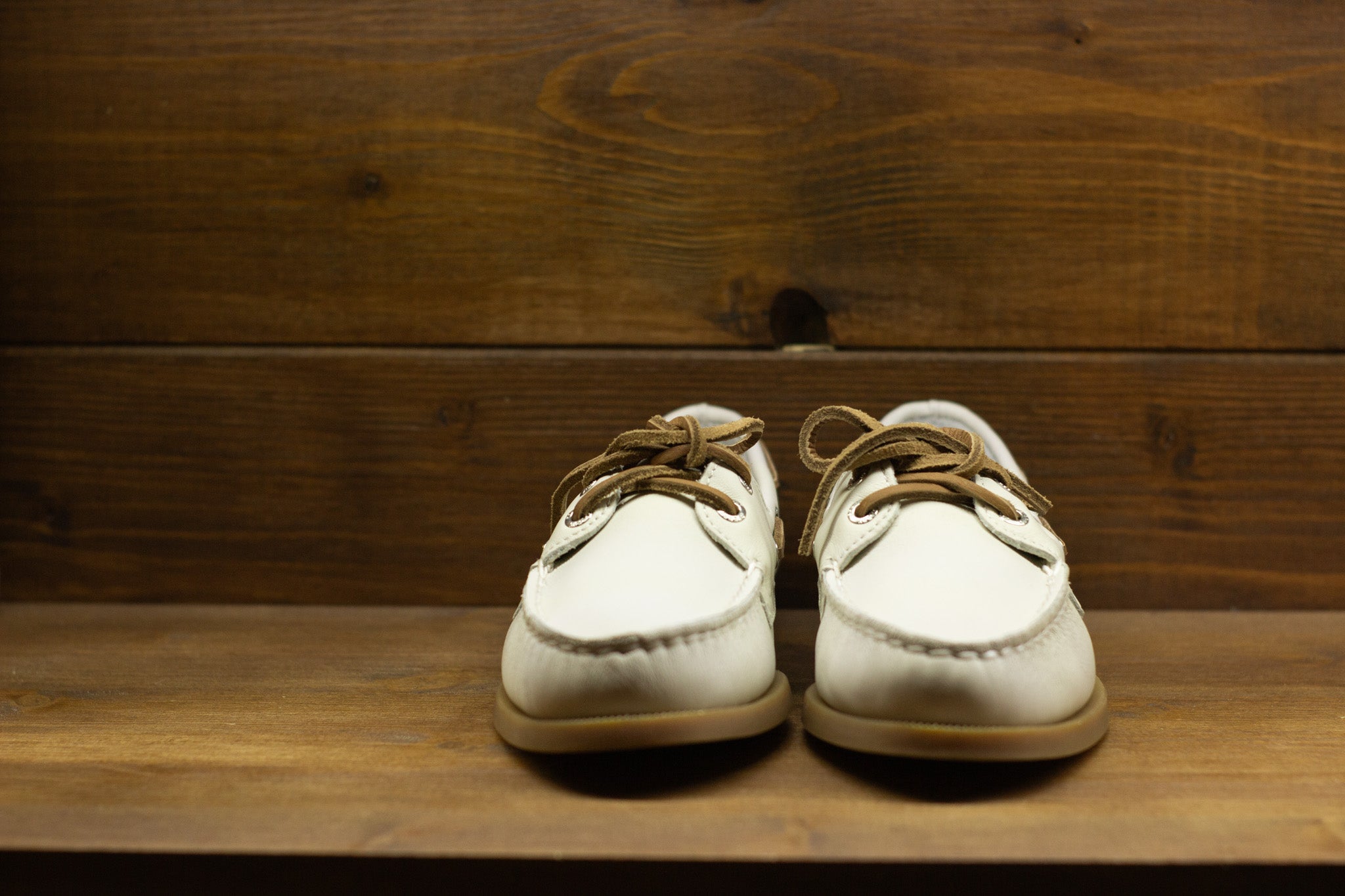 Sperry Boat Shoes AO 2 EYE - White Gum Leather Smooth