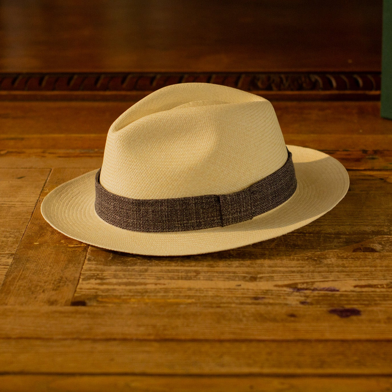 GENUINE PANAMA - Brown Linen