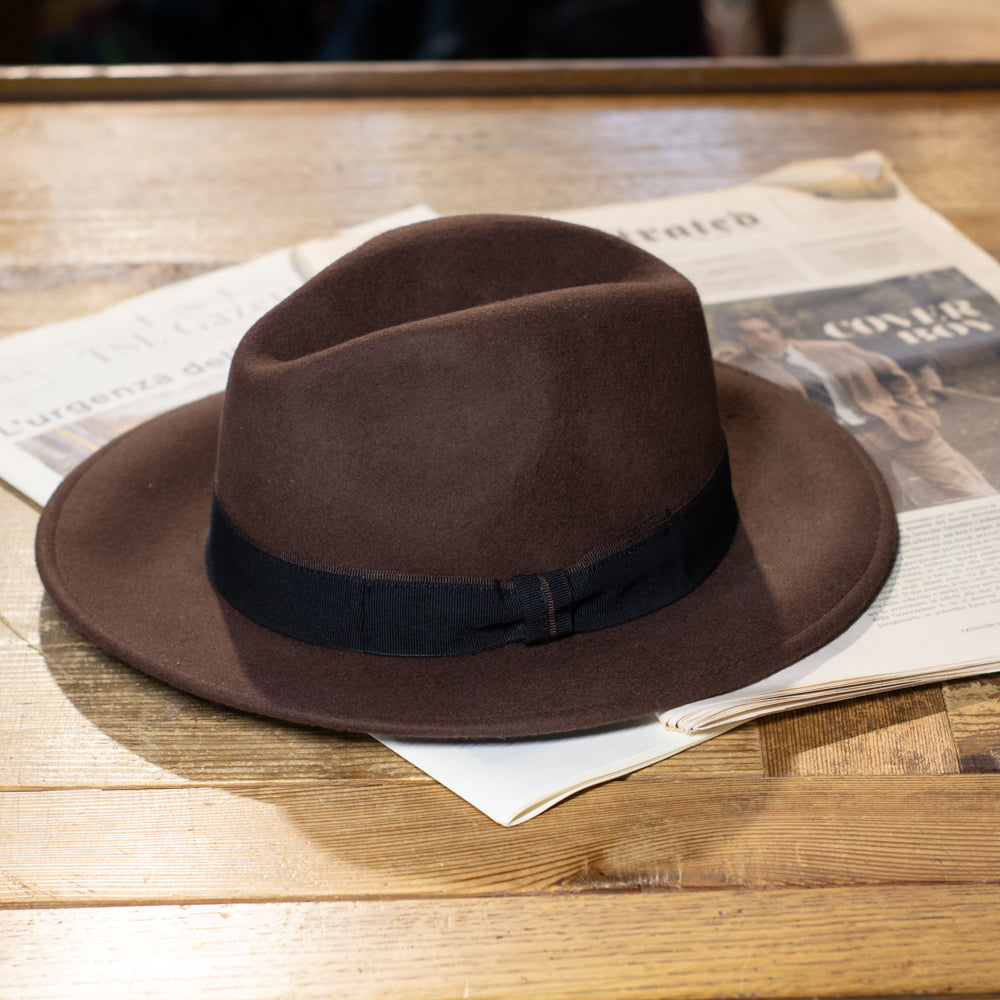 Fedora - Antique Brown