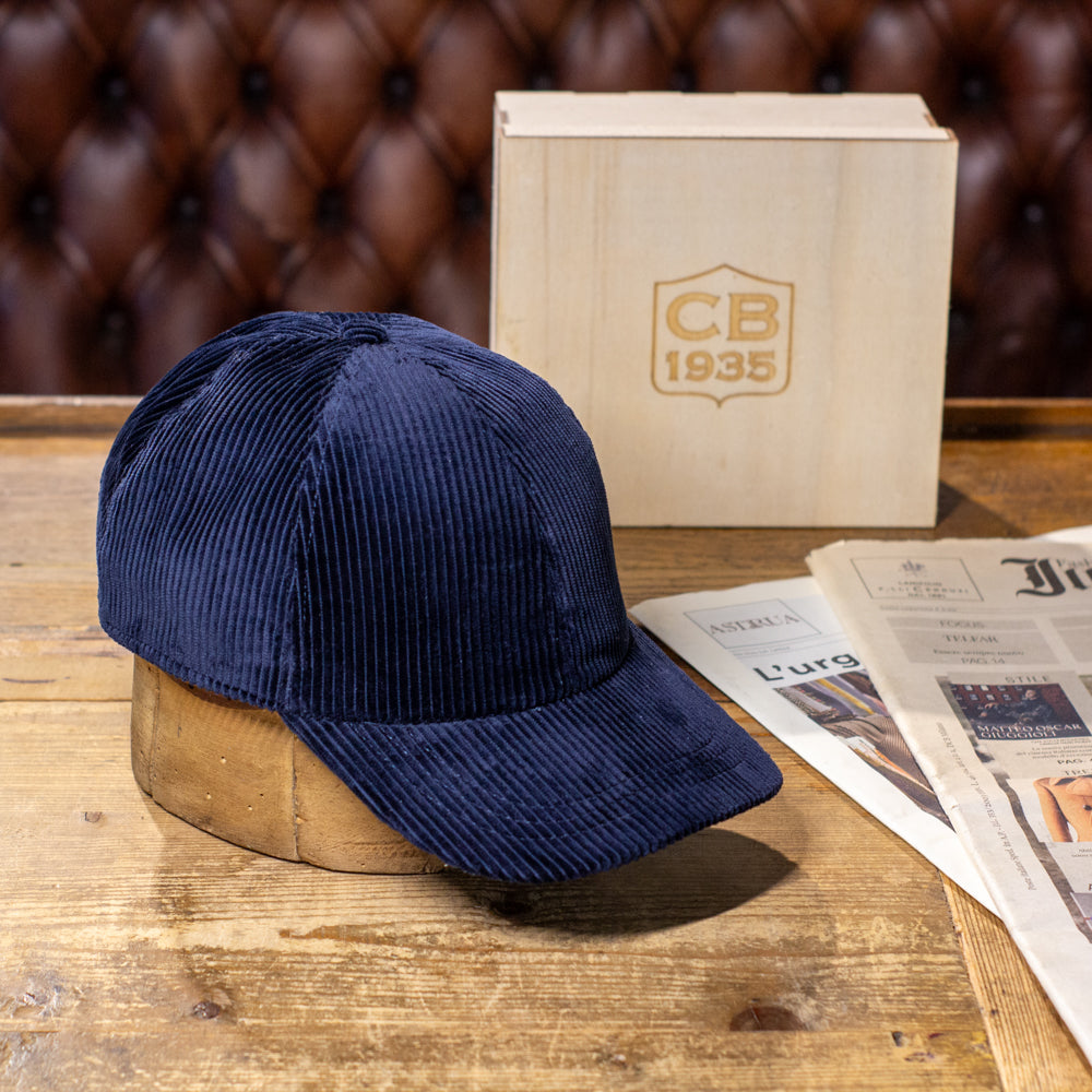 Baseball Cap - Blue Sapphire Corduroy