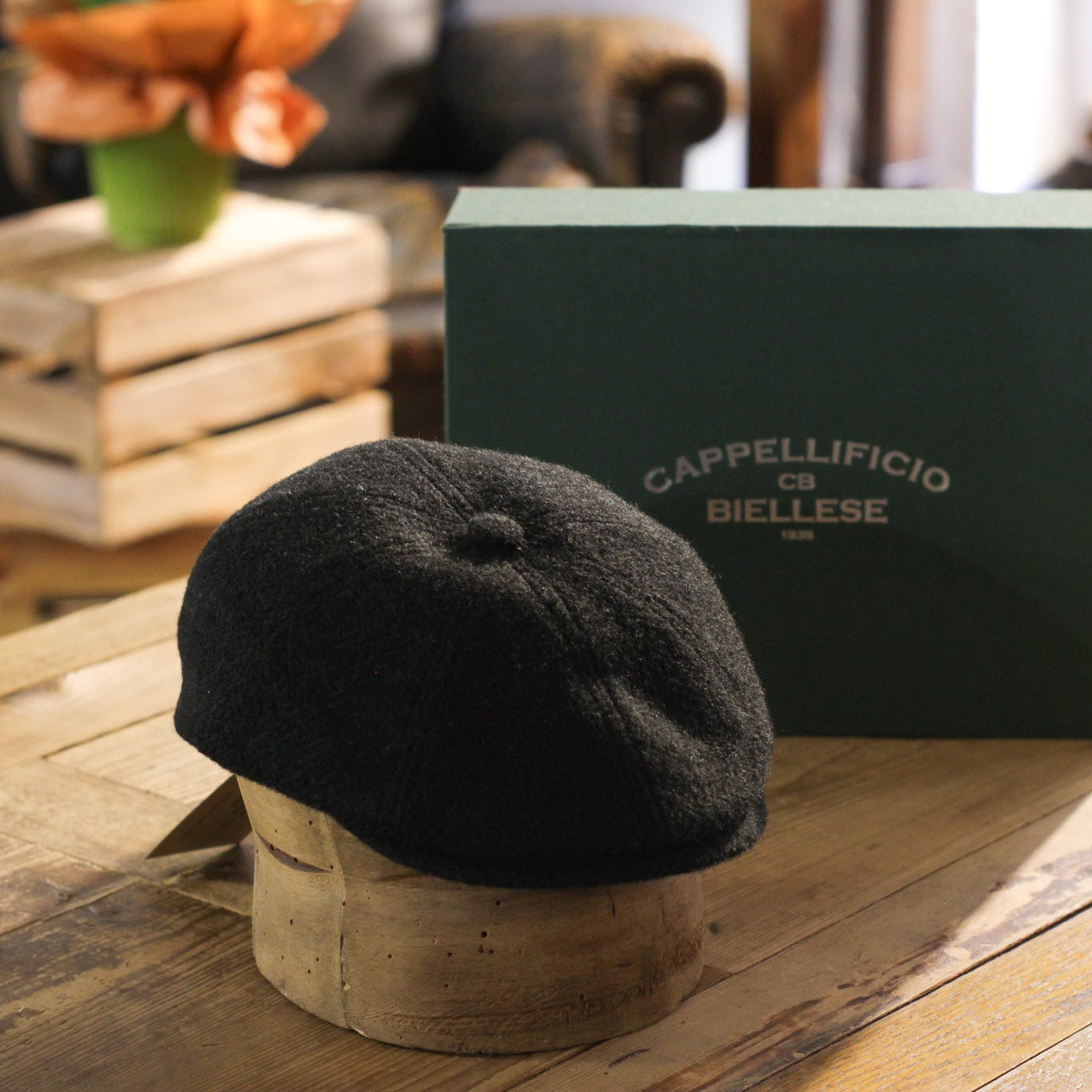 Polly Boy - Herringbone Black AW25