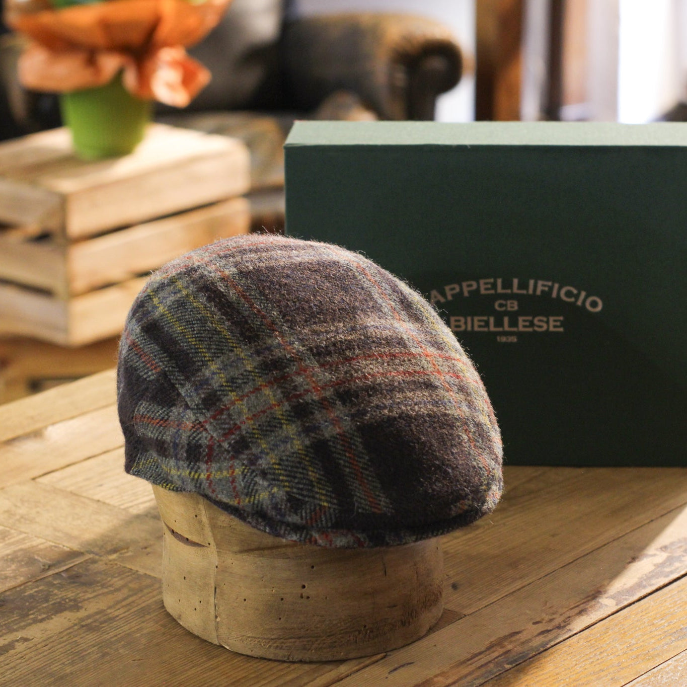 County Cap - Check Multicolor  AW25