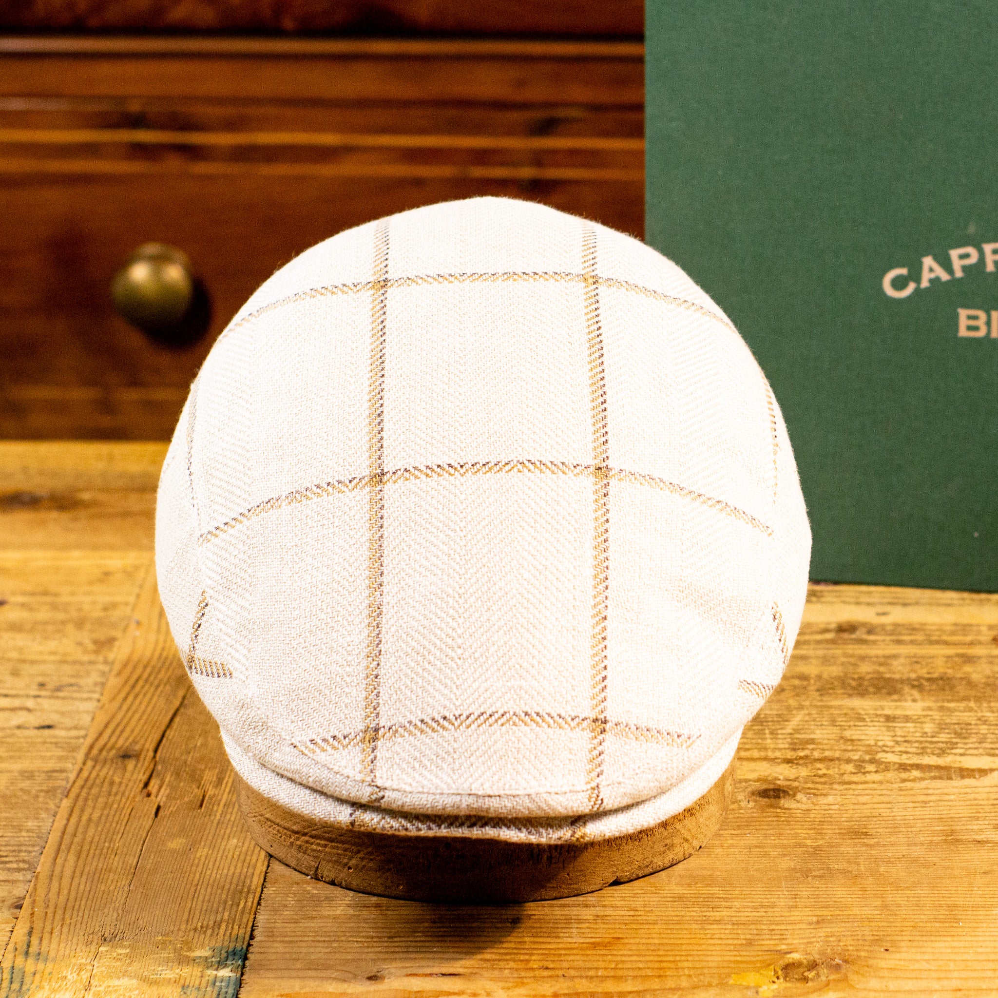 County Cap - Overcheck Beige