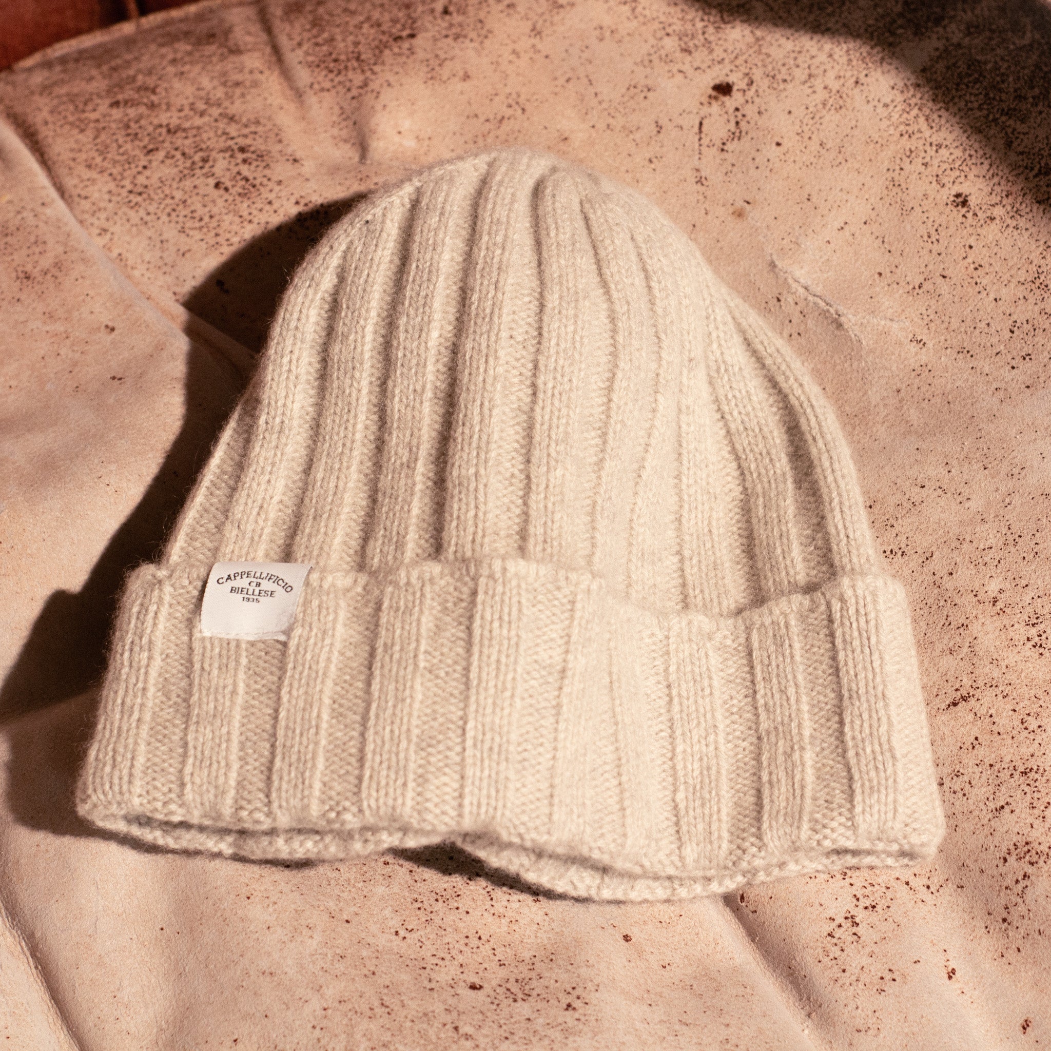 Cashmere Beanie - Cream