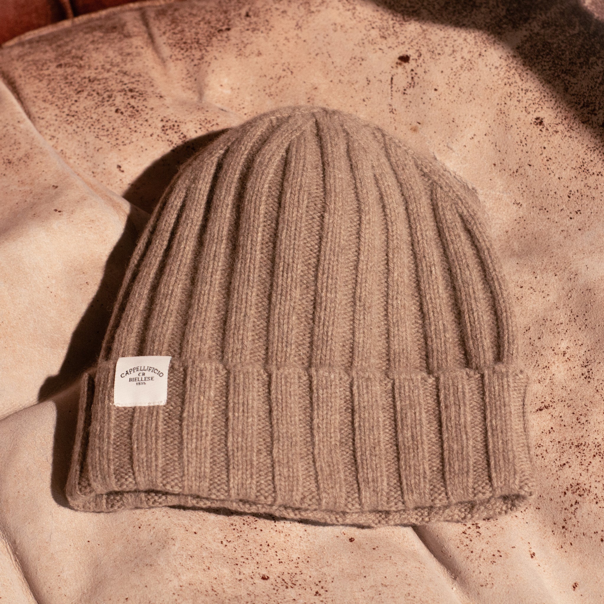 Cashmere Beanie - Beige