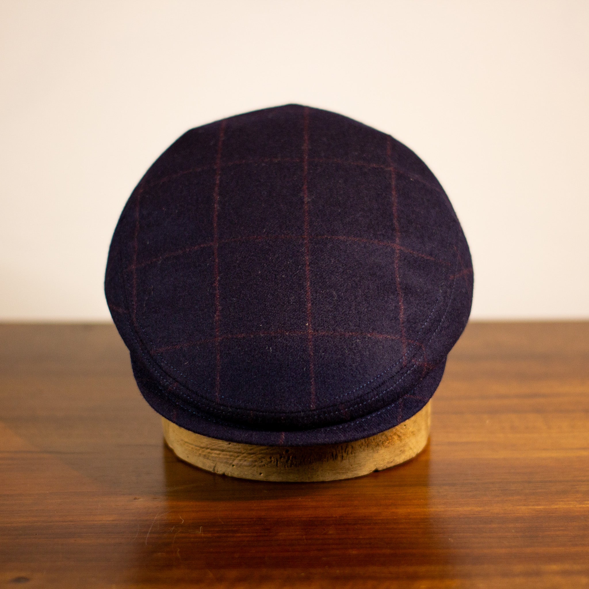 County Cap - Classic Check Blu Navy AW25